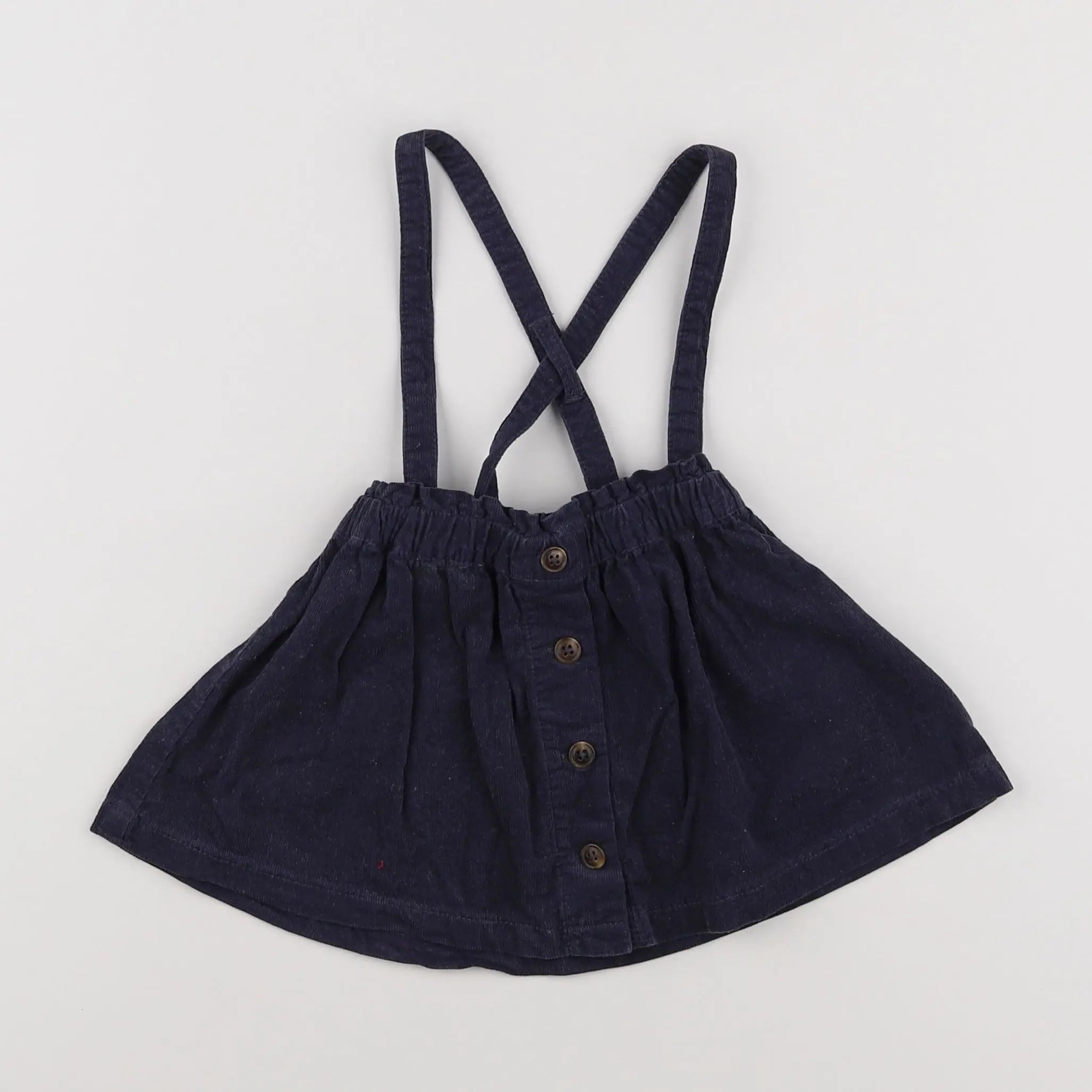 Vertbaudet - jupe bleu - 12 mois