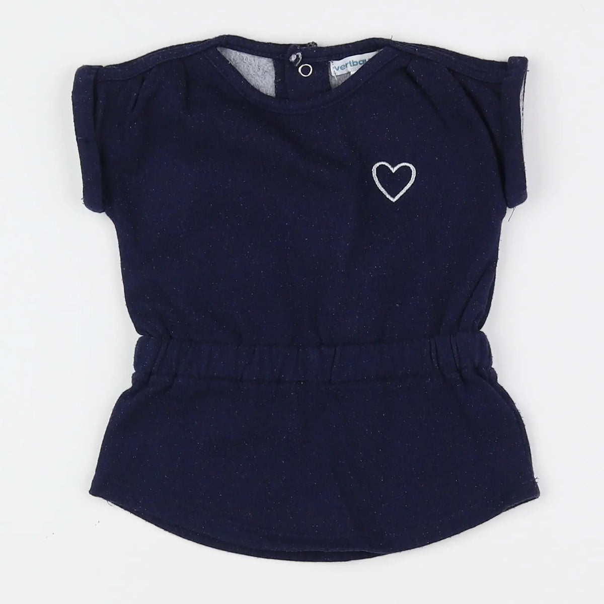 Vertbaudet - robe bleu - 9 mois