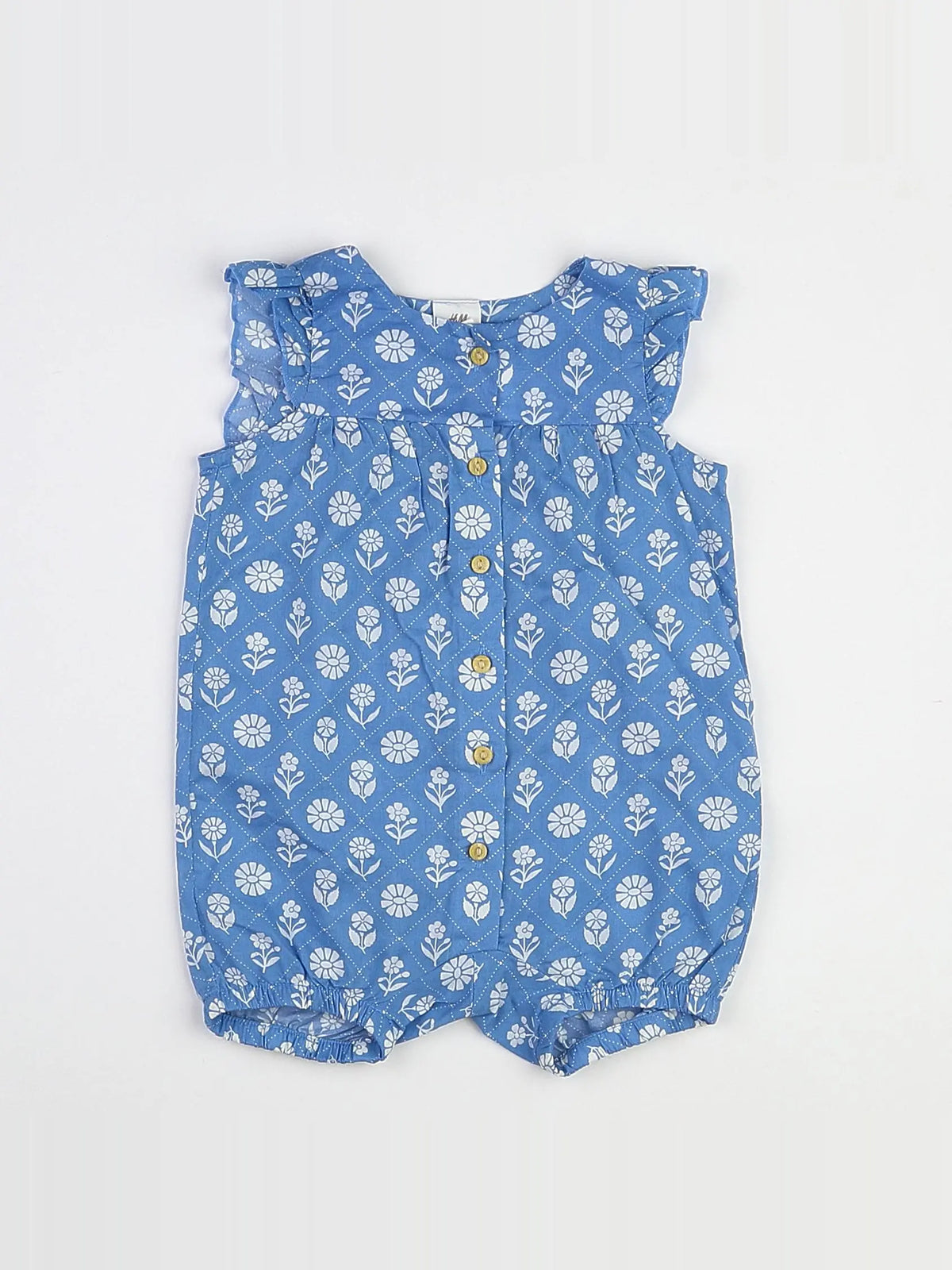 H&M - combinaison bleu - 3 mois