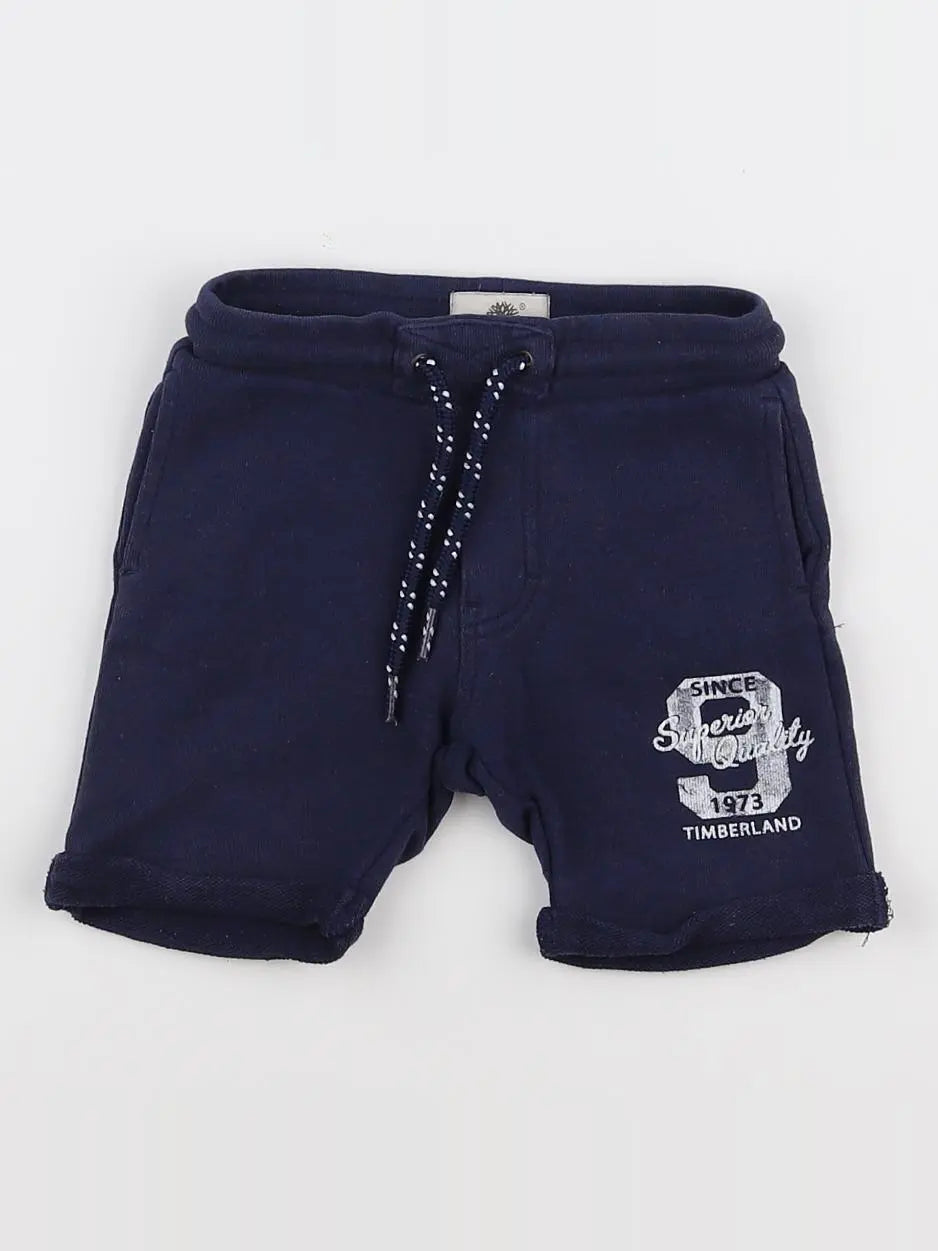 Timberland - short bleu - 12 mois