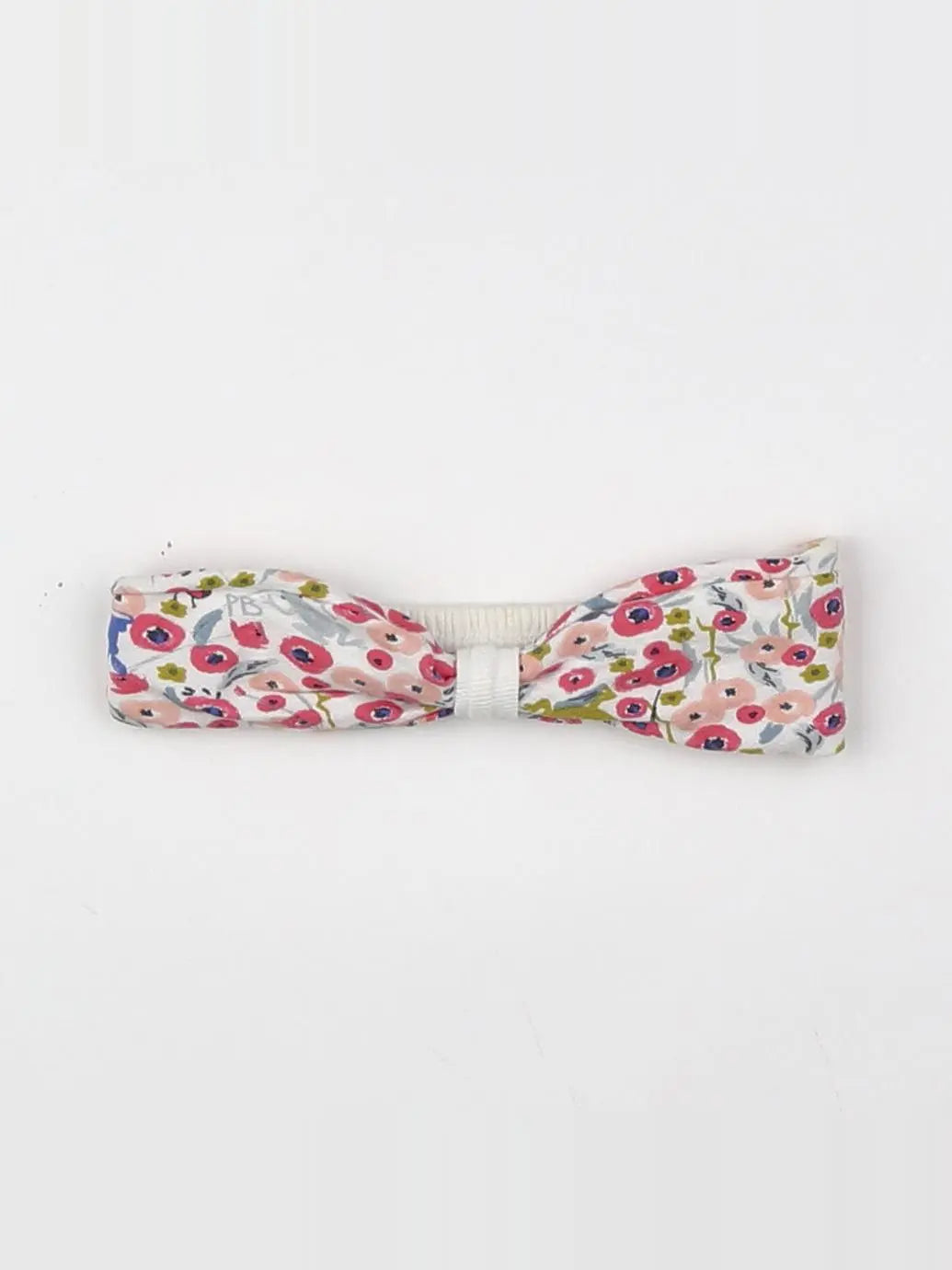 Petit Bateau - bandeau rose, blanc - 6/12 mois