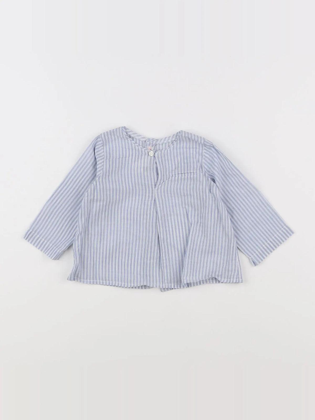 Bonpoint - chemise bleu - 12 mois