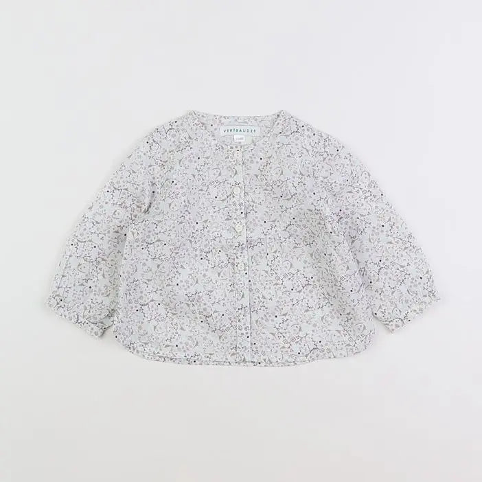Vertbaudet - blouse blanc - 6 mois