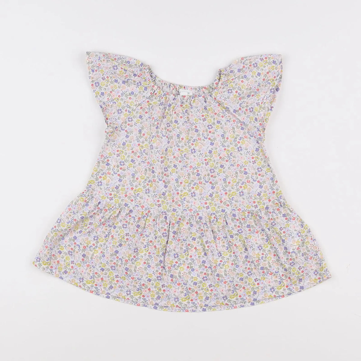 Vertbaudet - robe multicolore - 9 mois