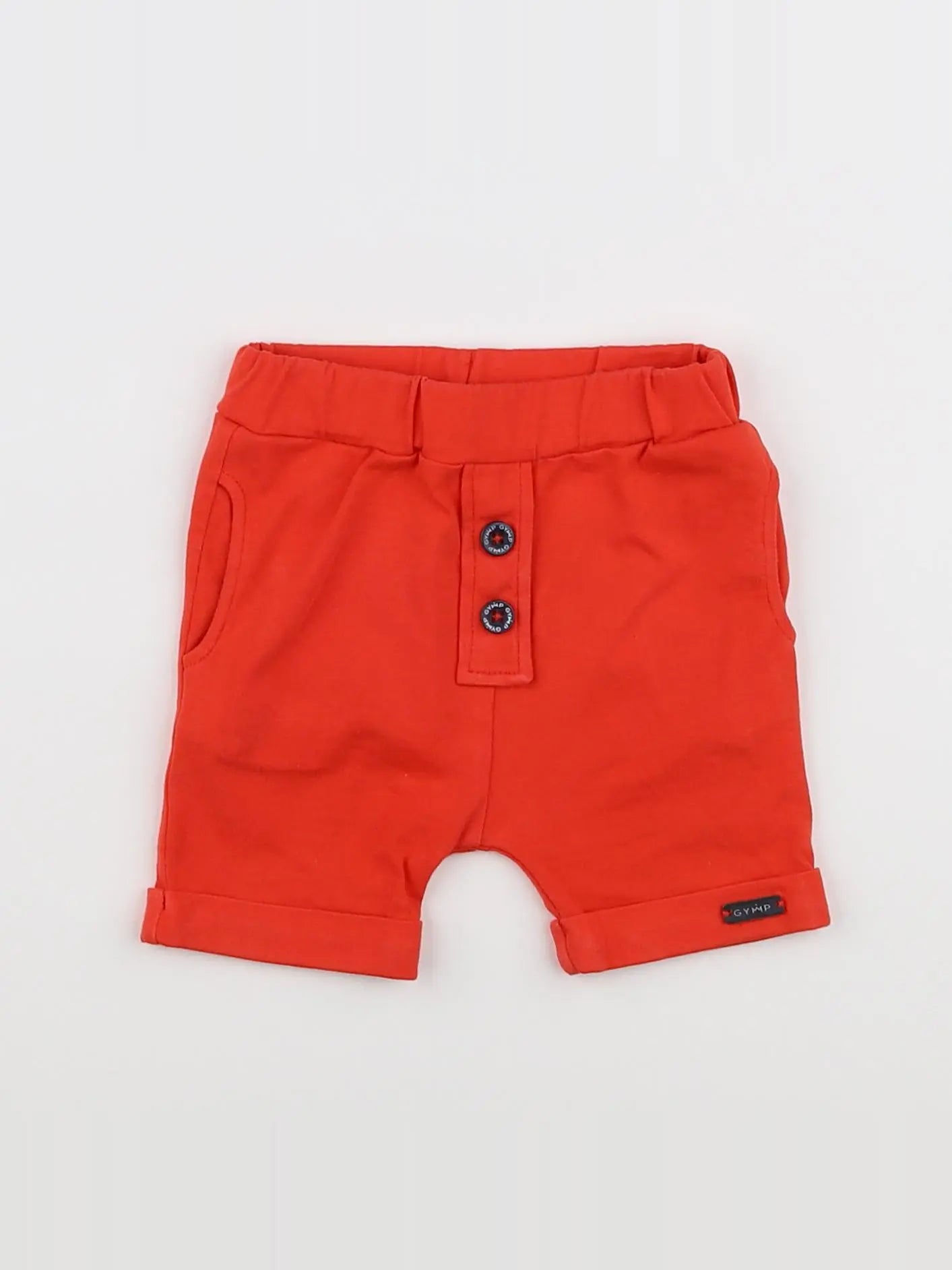 Gymp - short rouge - 6 mois