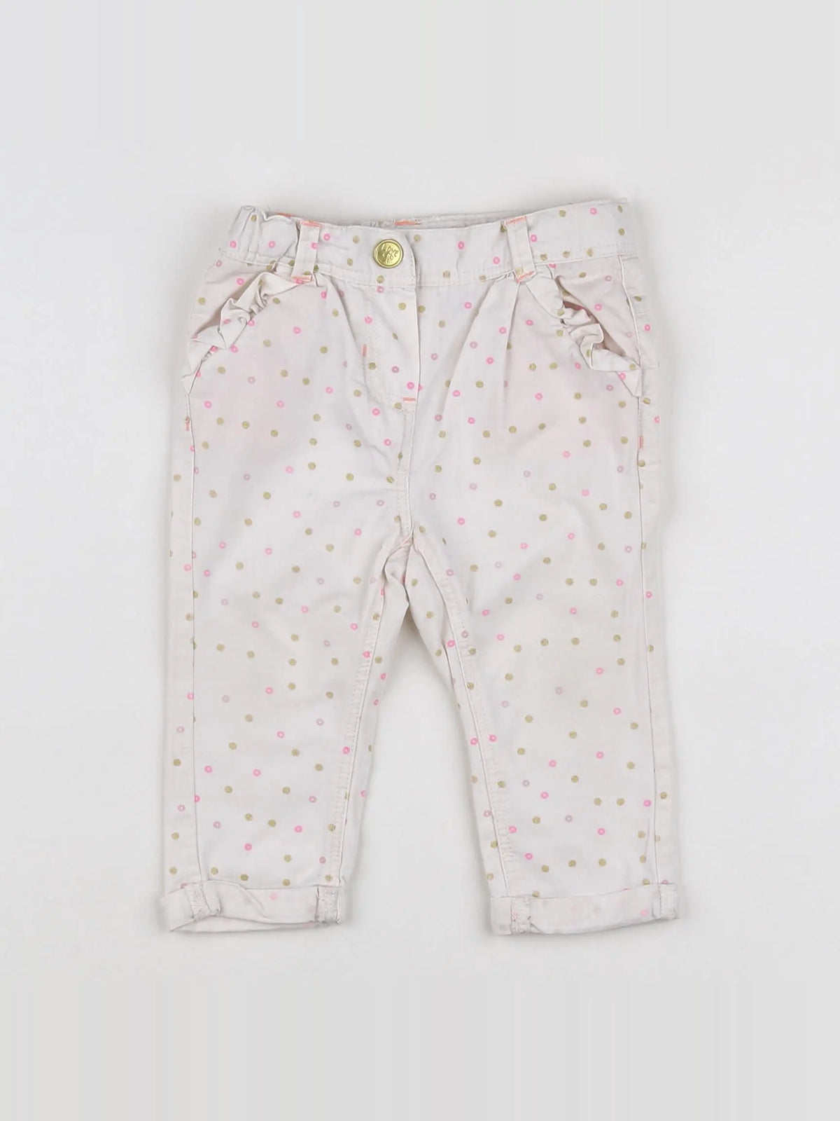 Tape à l'oeil - pantalon rose - 9 mois