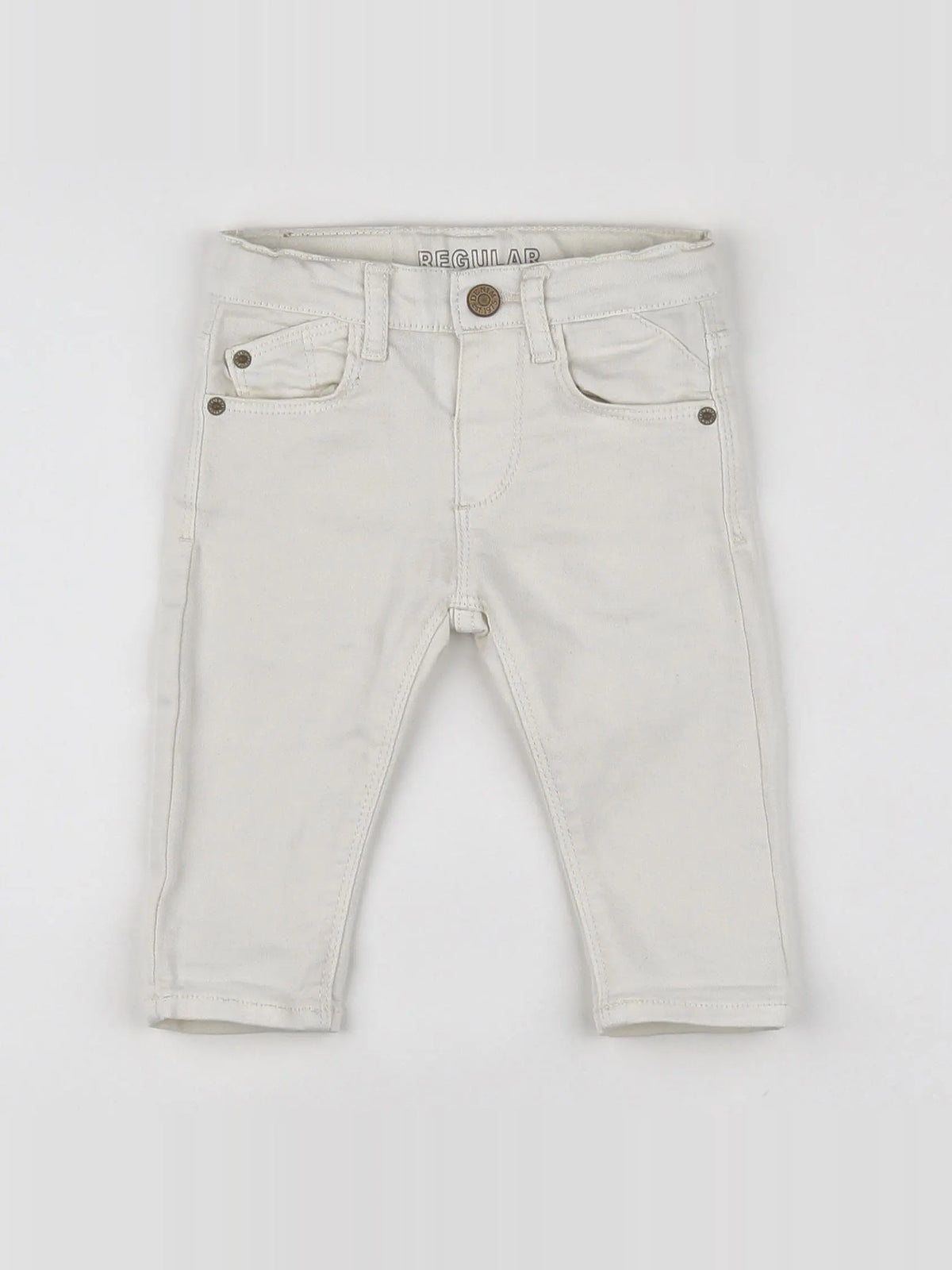 Zara - jean blanc - 3/6 mois