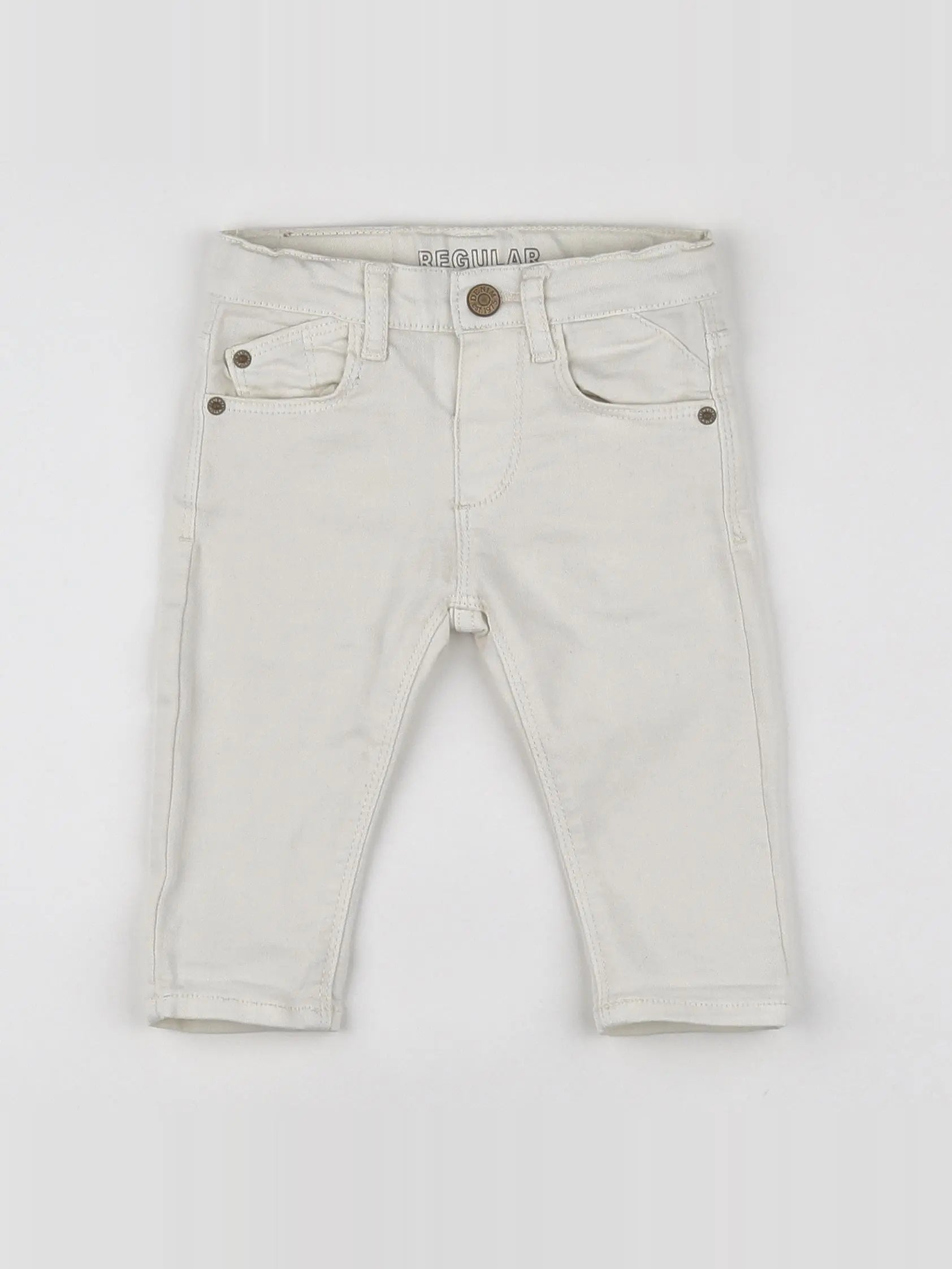 Zara - jean blanc - 3/6 mois