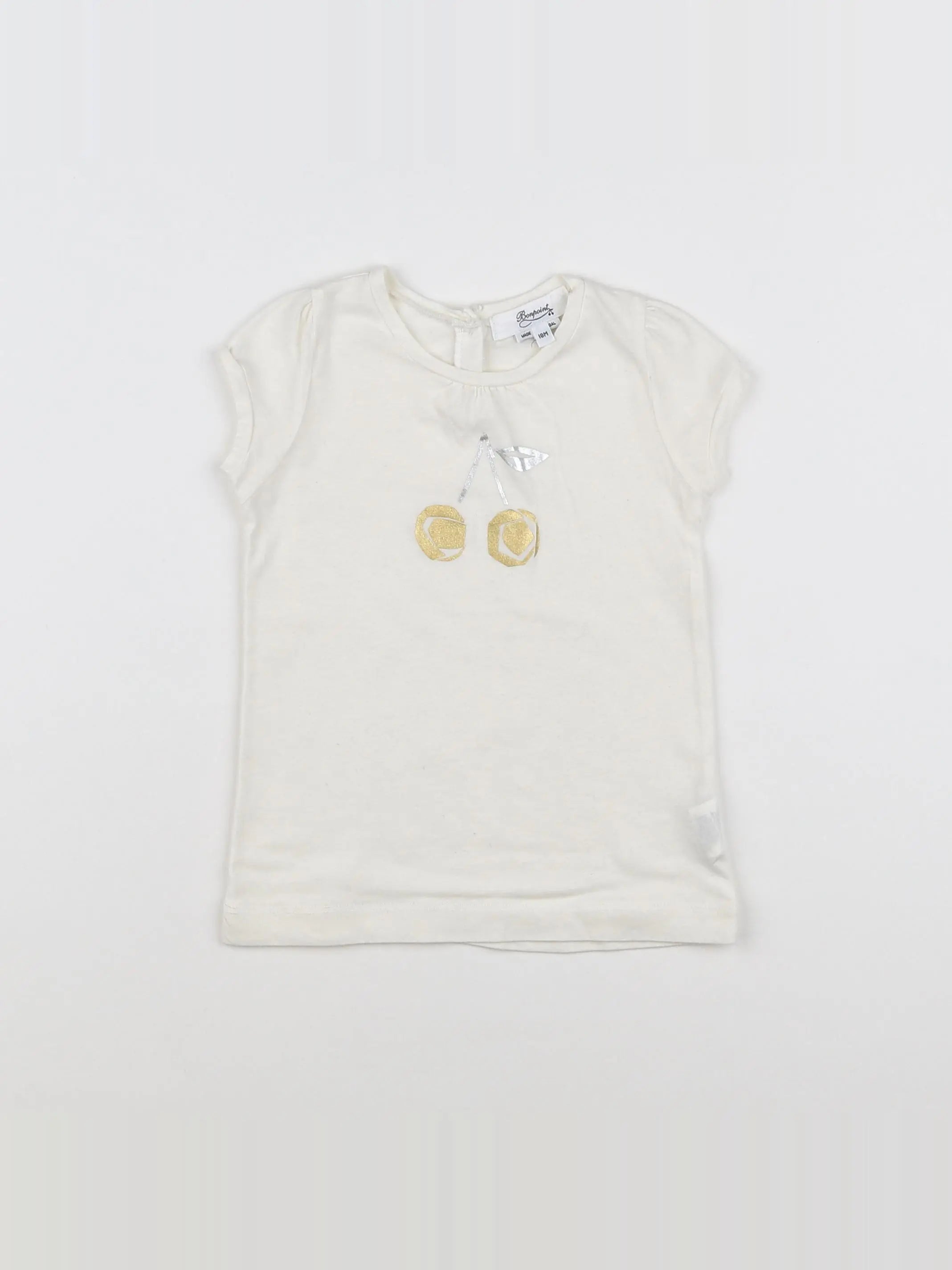 Bonpoint - tee-shirt blanc - 18 mois