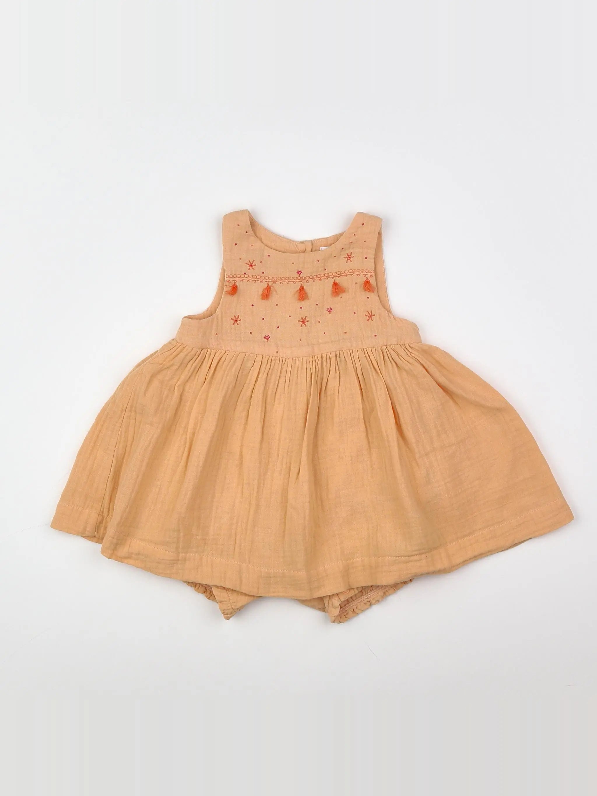 Natalys - robe orange - 9 mois