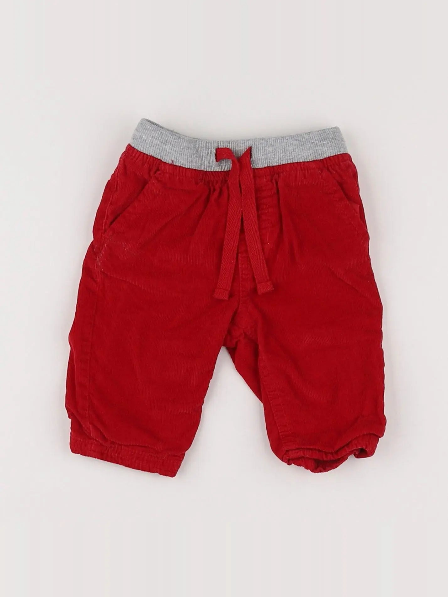 La Redoute - pantalon rouge - 3 mois
