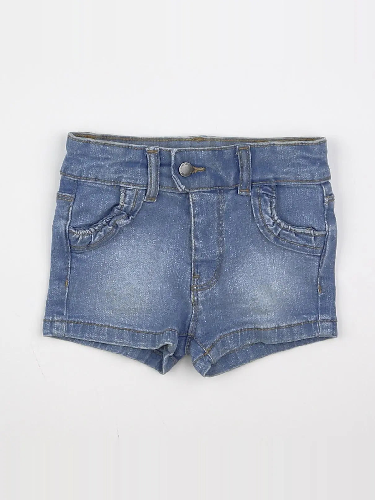 Vertbaudet - short bleu - 6 mois