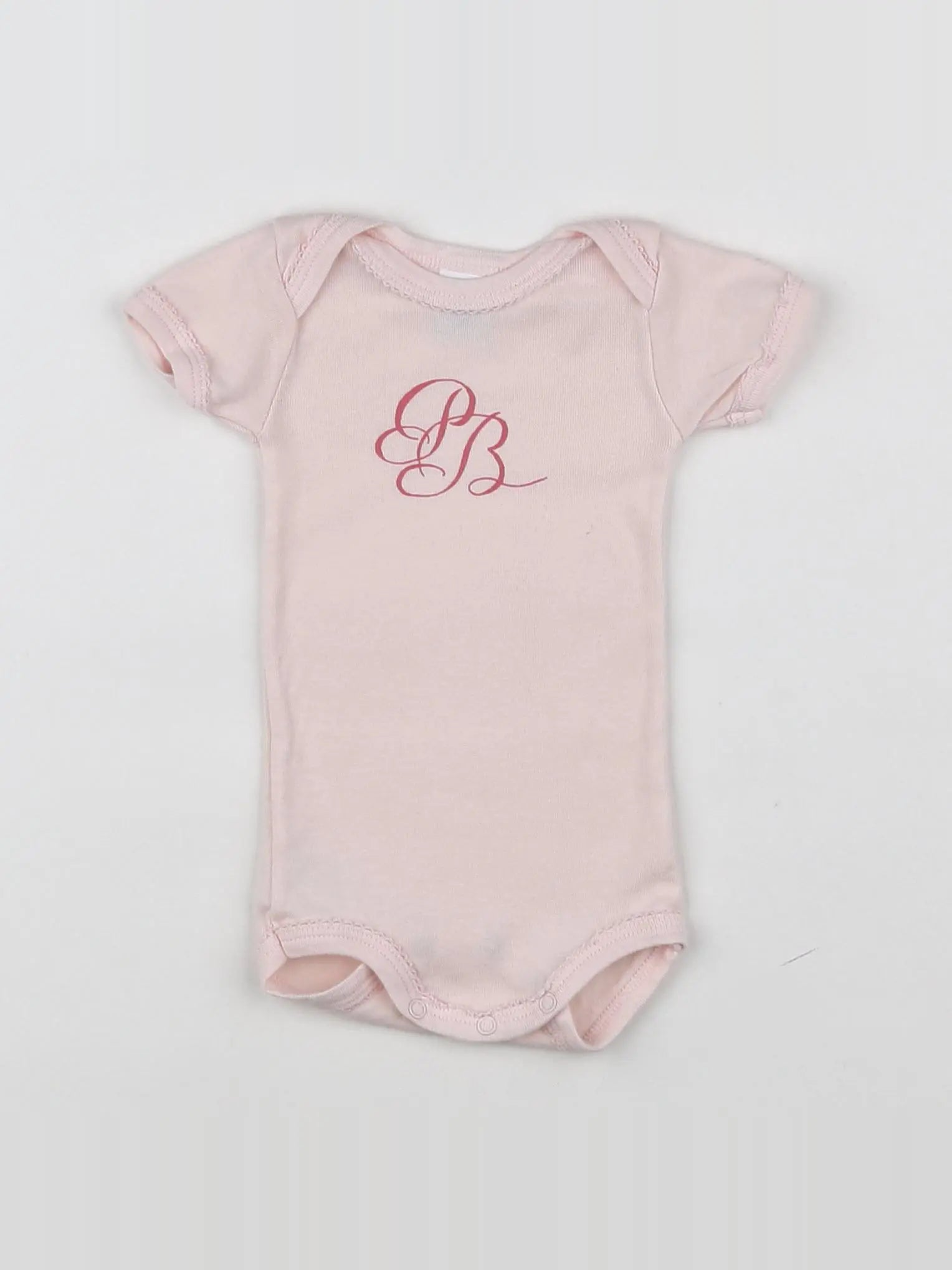 Petit Bateau - body rose - 3 mois