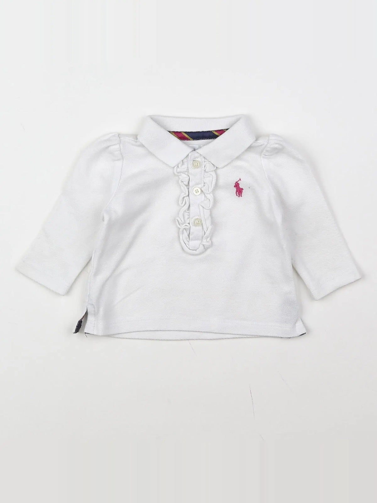Ralph Lauren - polo blanc - 3 mois
