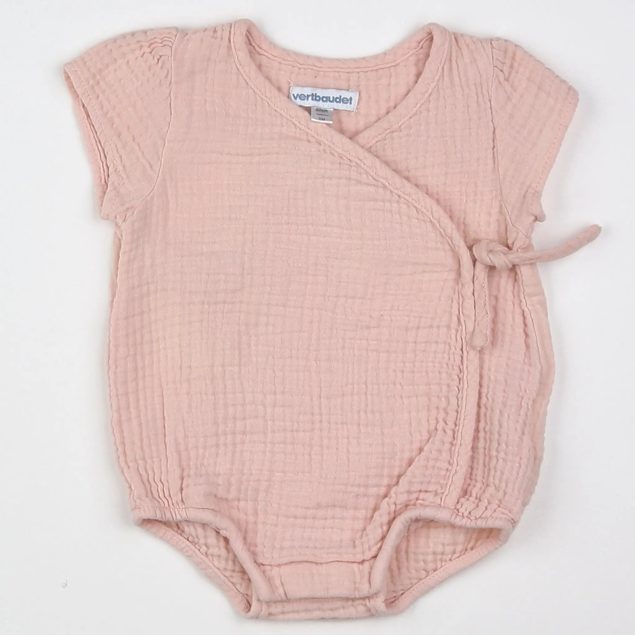 Vertbaudet - combinaison rose - 3 mois