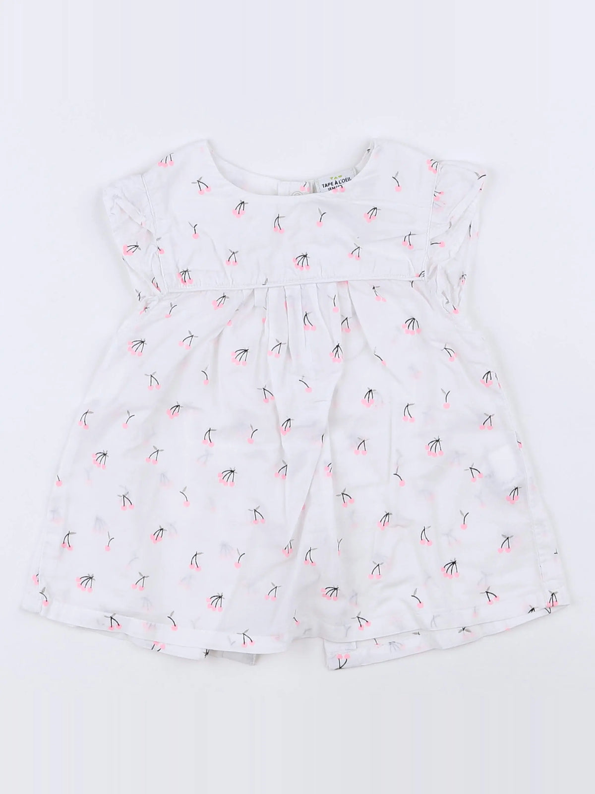 Tape à l'oeil - robe blanc - 18 mois