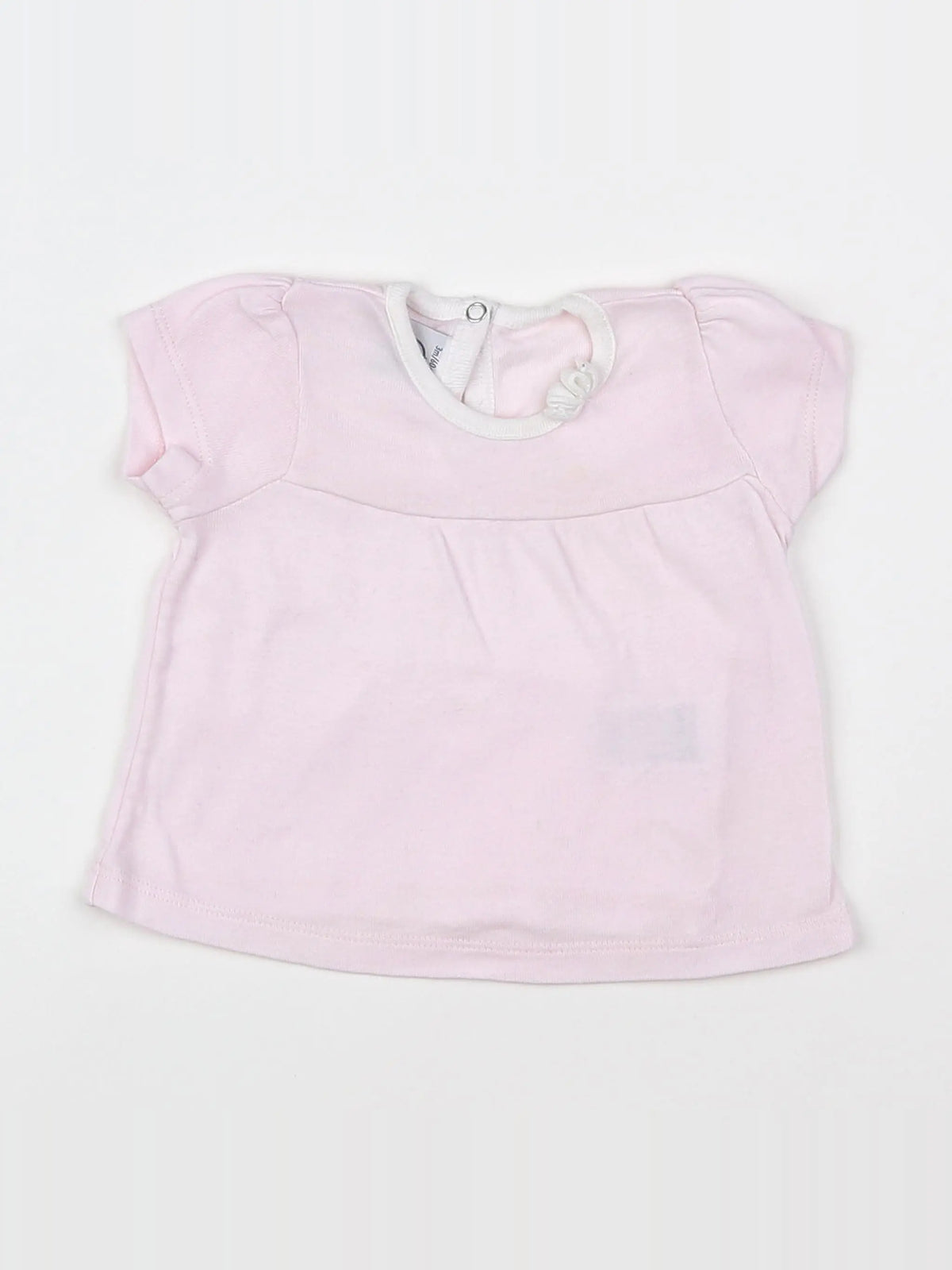 Petit Bateau - tee-shirt rose - 3 mois