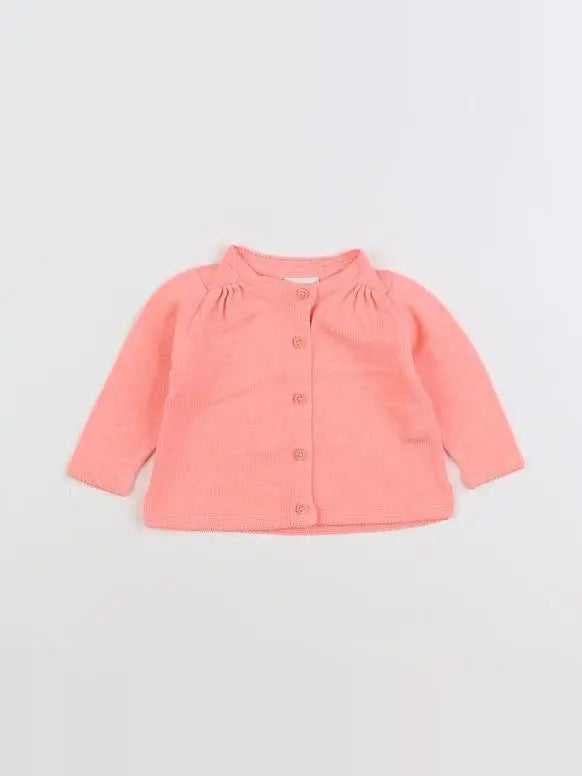 Tape à l'oeil - gilet rose fluo - 3 mois