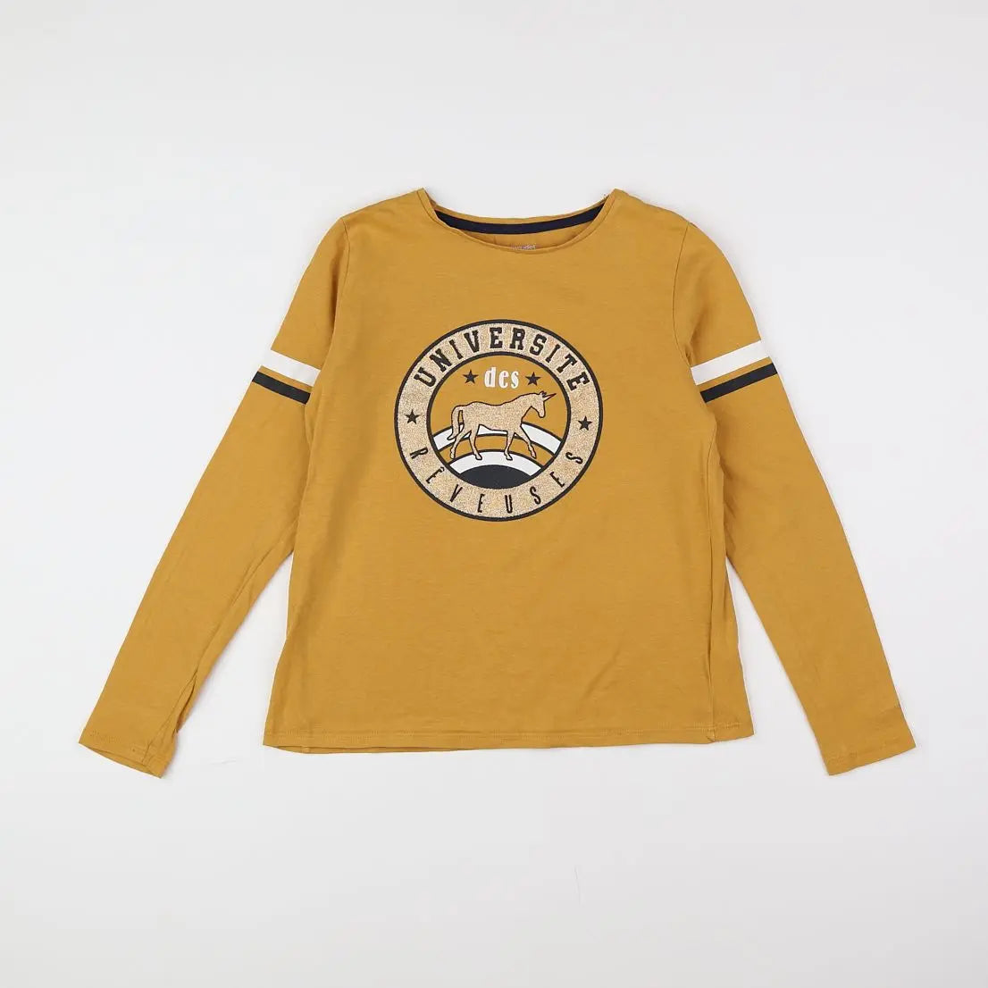 Vertbaudet - tee-shirt jaune - 10 ans