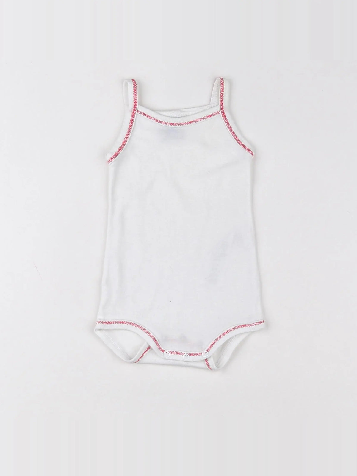 Petit Bateau - body rose, blanc - 3 mois