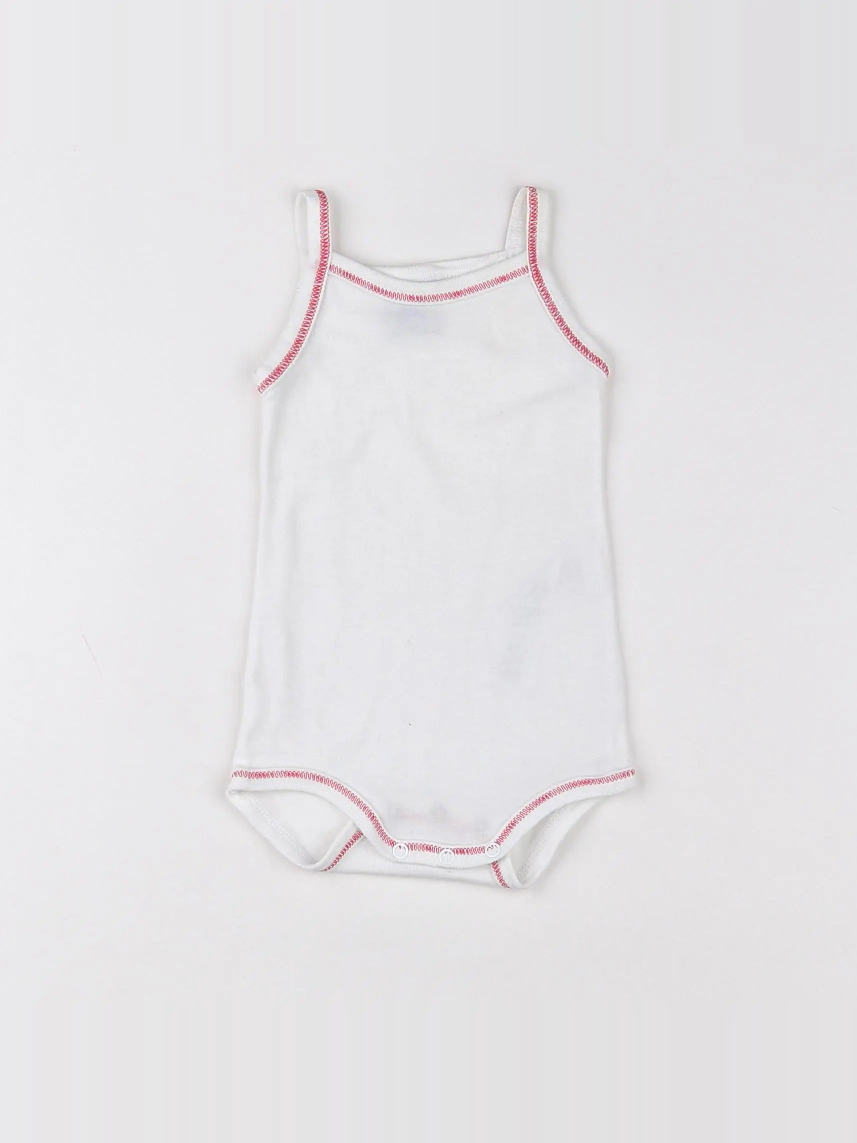 Petit Bateau - body rose, blanc - 3 mois
