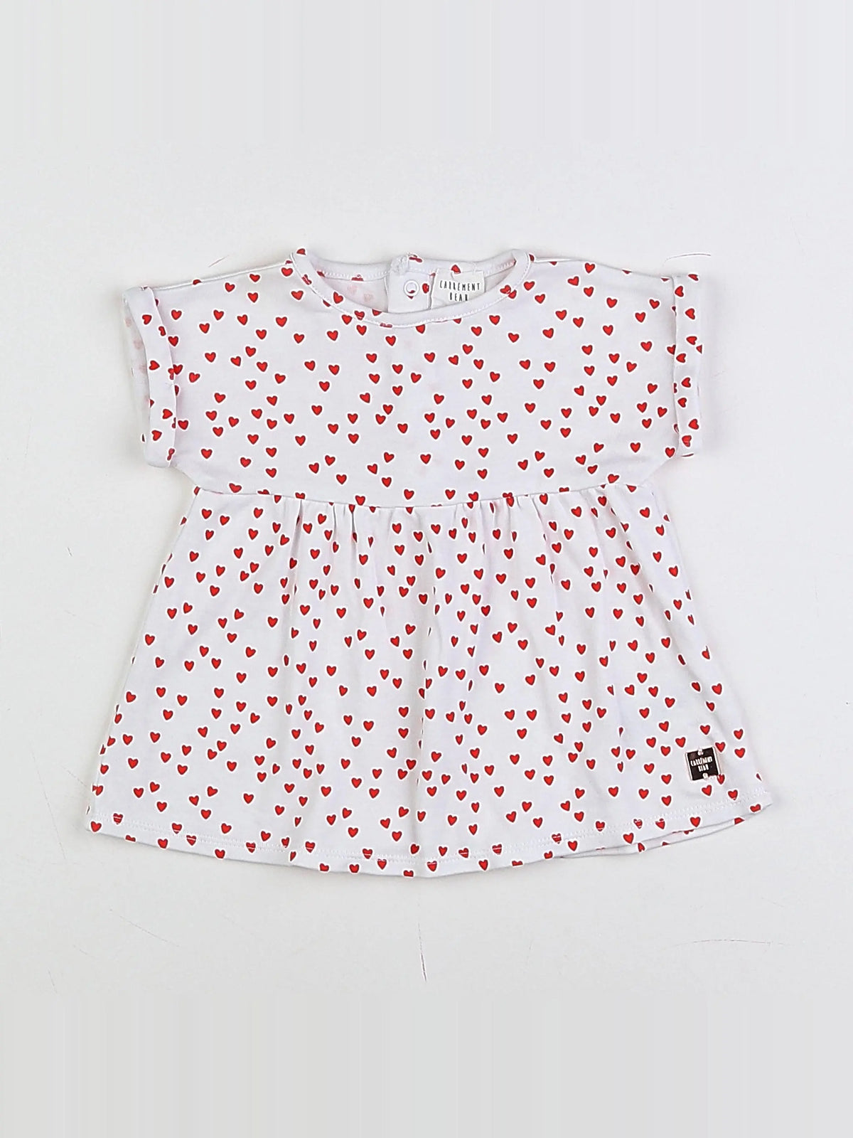 Carrément Beau - robe blanc - 3 mois