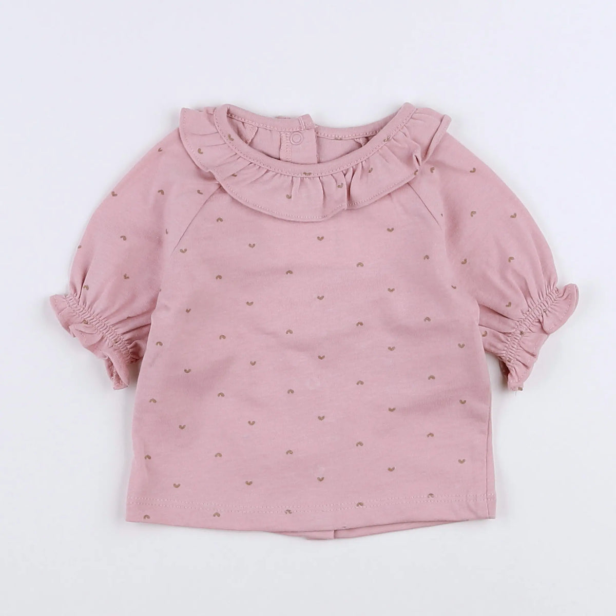Vertbaudet - tee-shirt rose - 3 mois