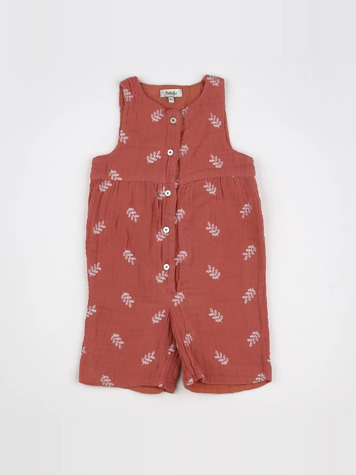 Natalys - combinaison doublé rouge - 6 mois