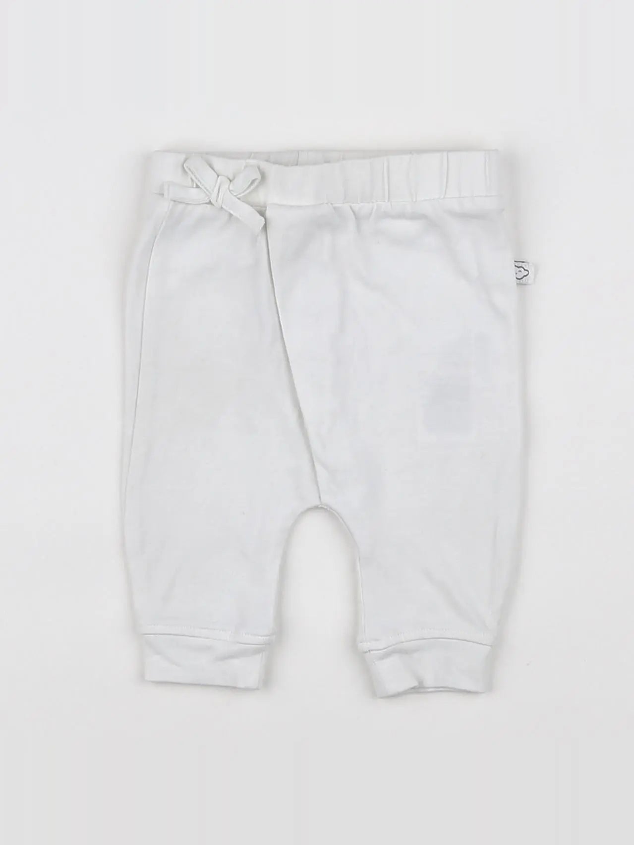 Vertbaudet - pantalon blanc - 1 mois