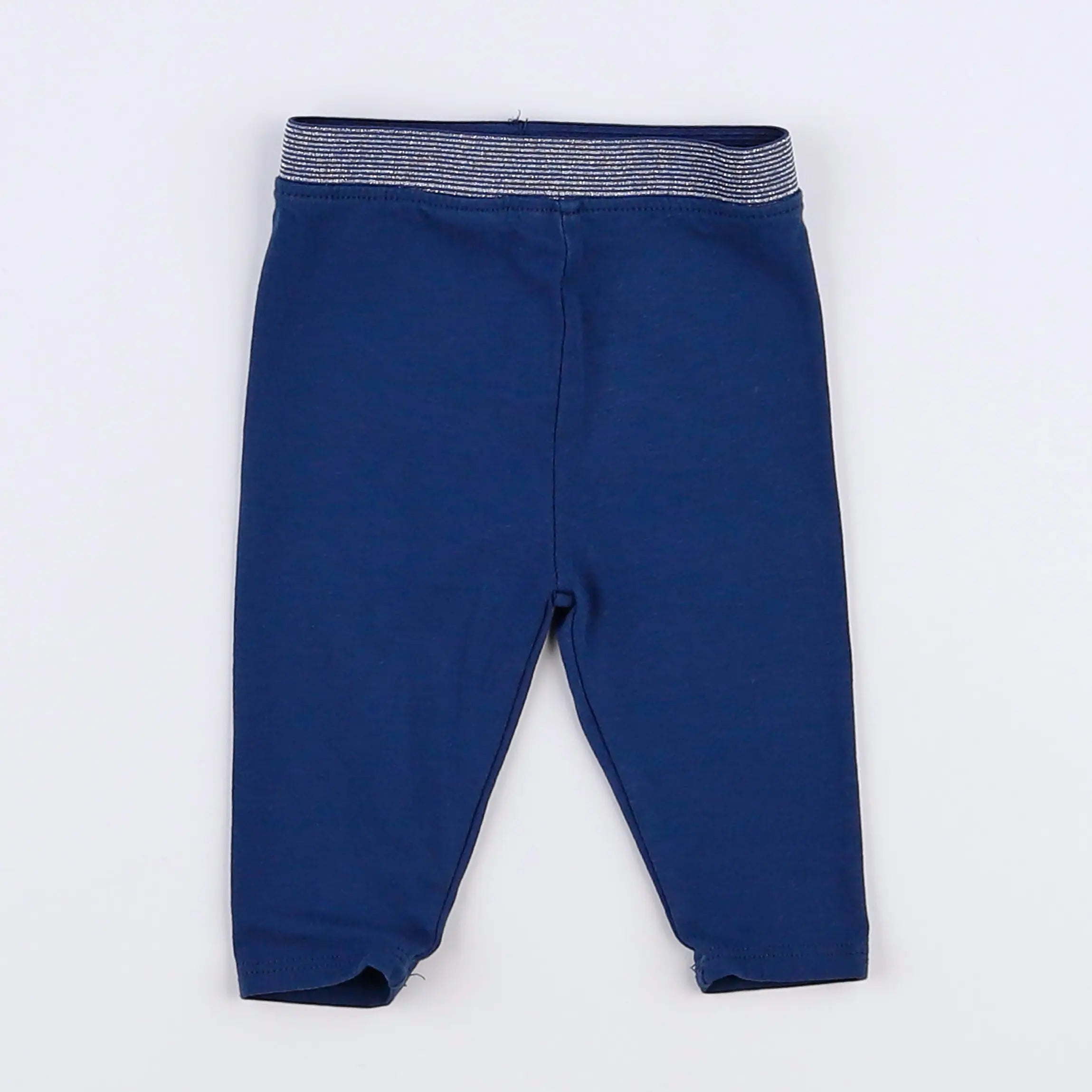 Vertbaudet - legging bleu - 3 mois