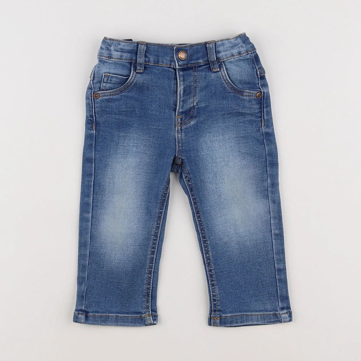 Vertbaudet - jean bleu - 12 mois
