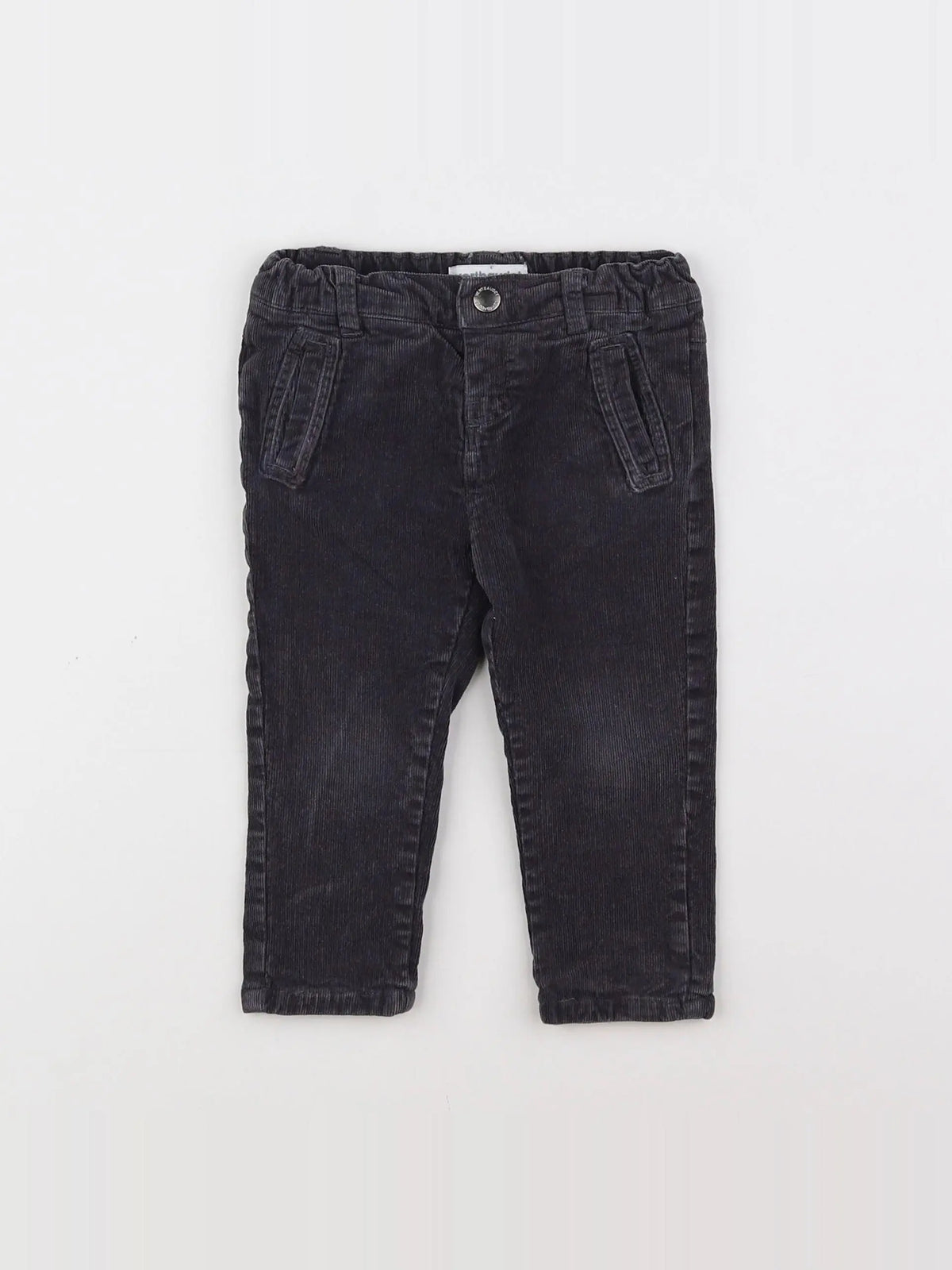 Vertbaudet - pantalon gris - 9 mois