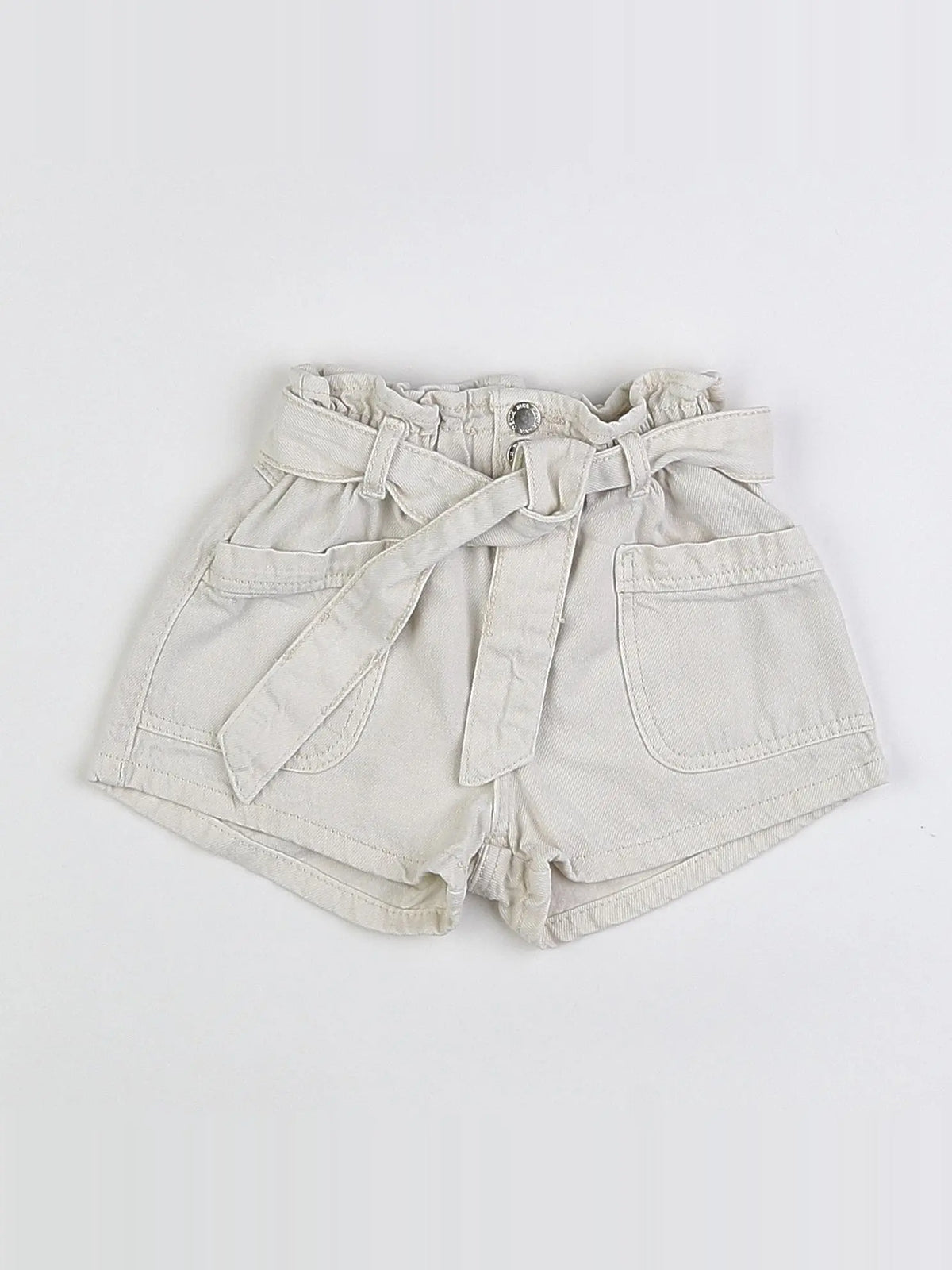 Zara - short blanc - 9/12 mois