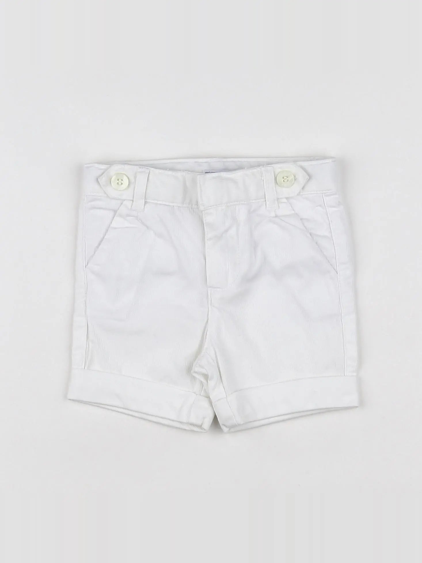 Jacadi - short blanc - 6 mois