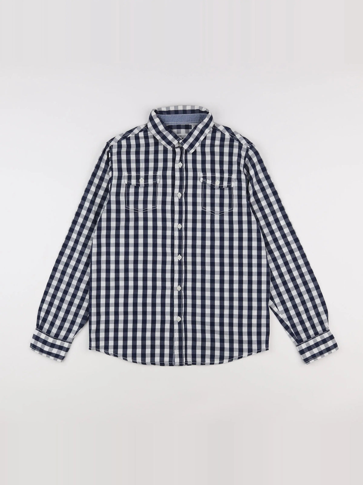 Okaidi - chemise blanc, bleu - 12 ans