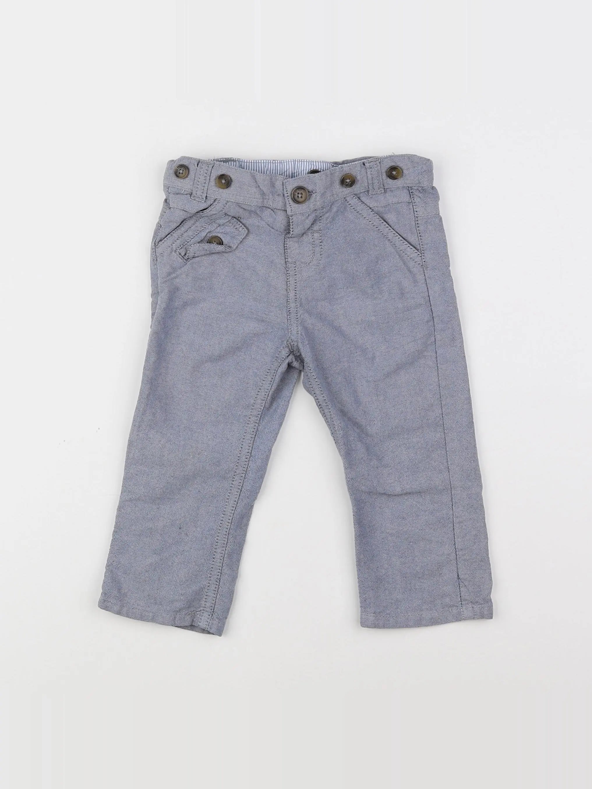 Tape à l'oeil - pantalon bleu - 6 mois