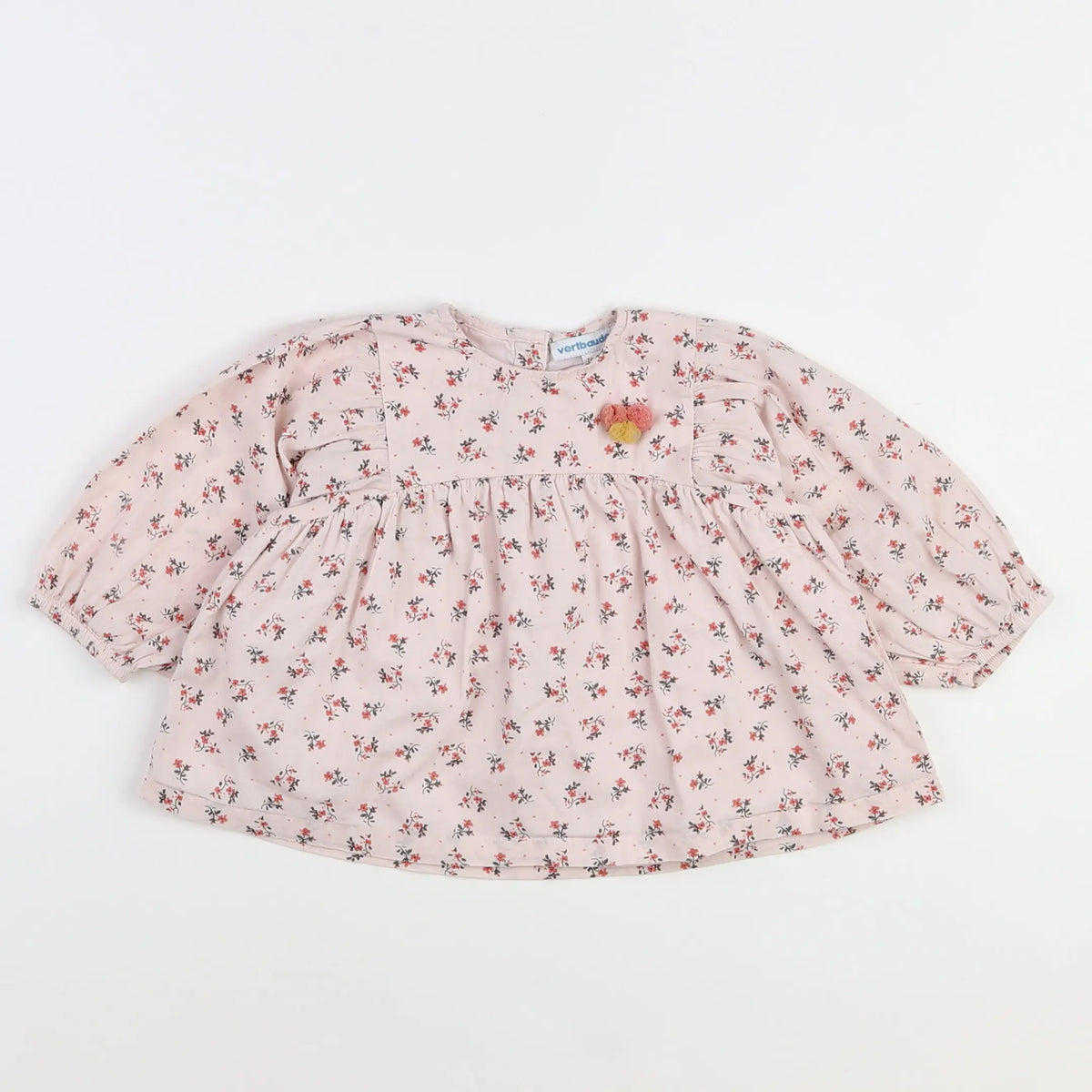Vertbaudet - blouse rose - 12 mois