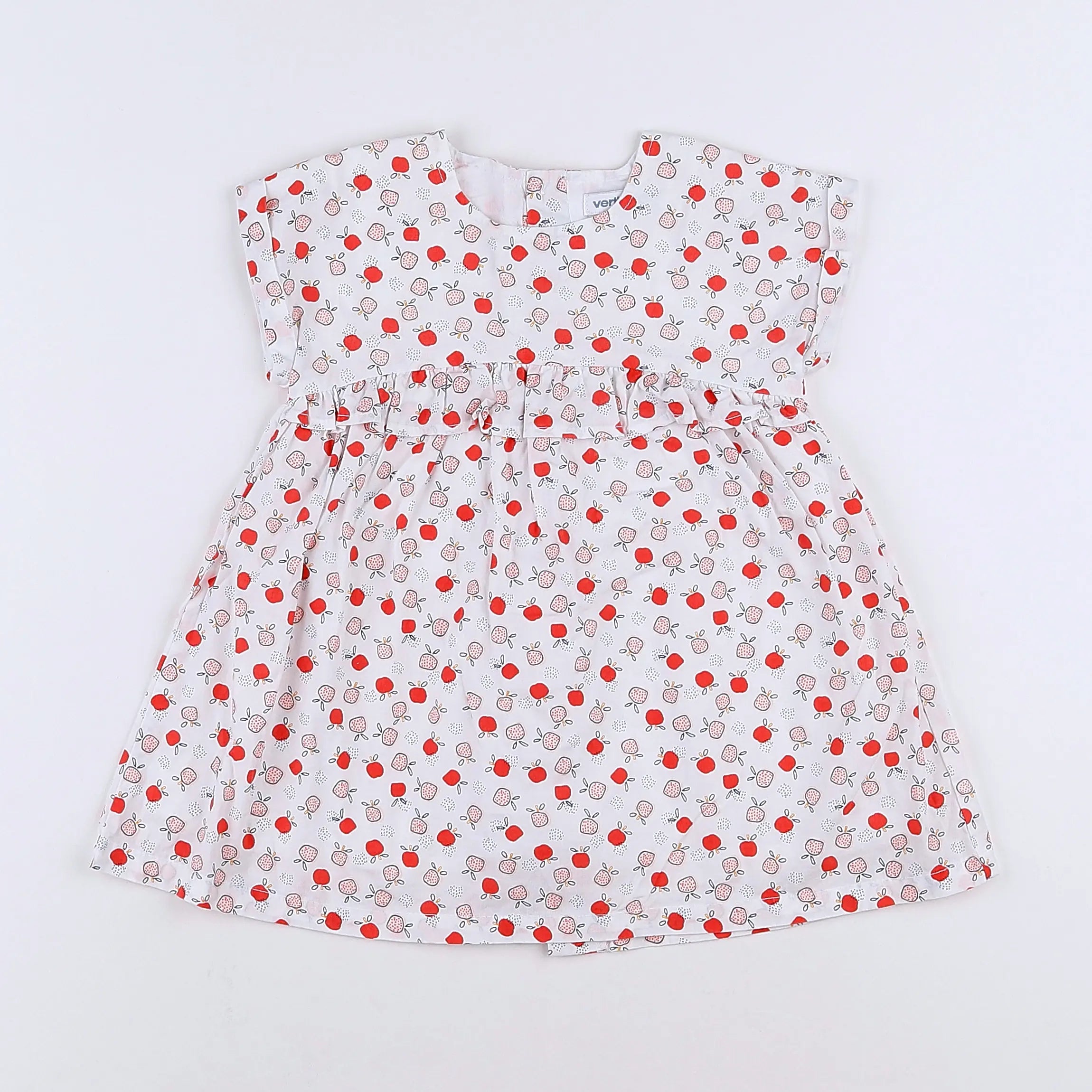Vertbaudet - robe multicolore - 12 mois