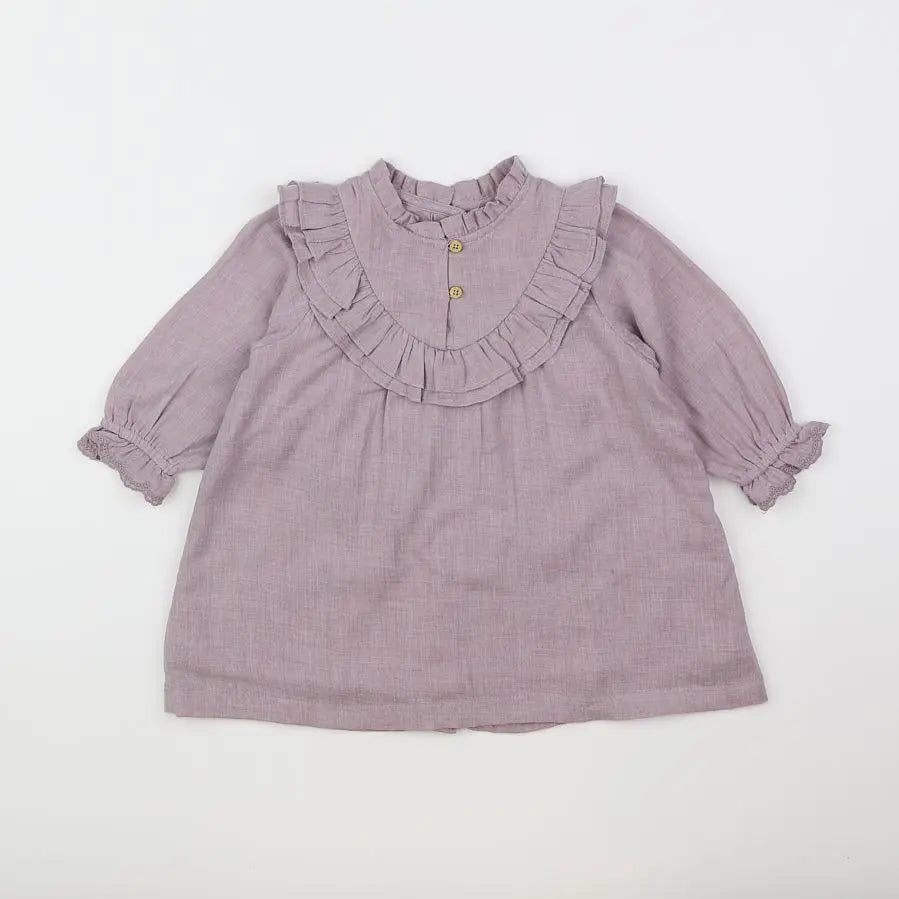 Vertbaudet - robe rose - 12 mois