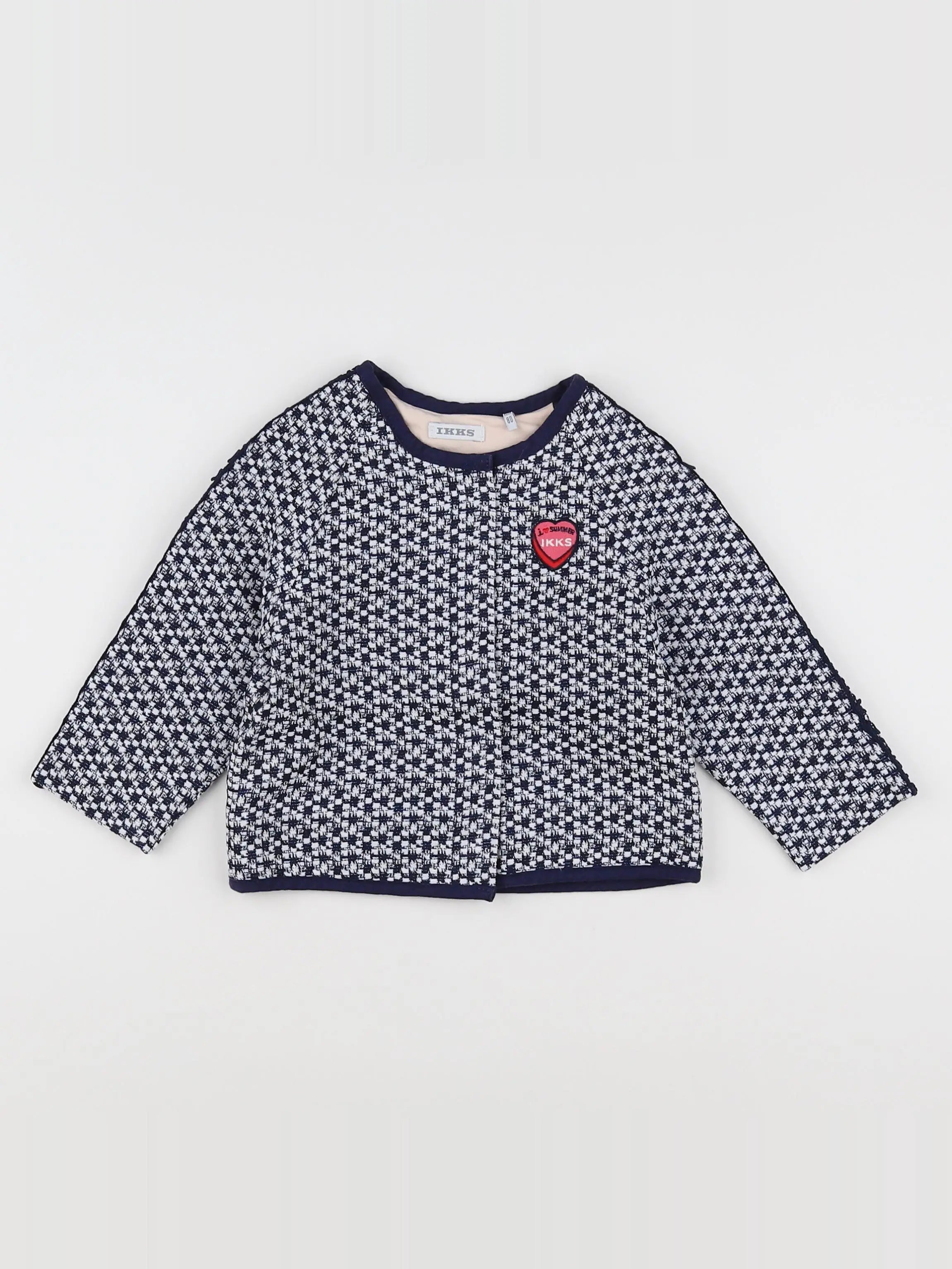 IKKS - veste noir - 18 mois