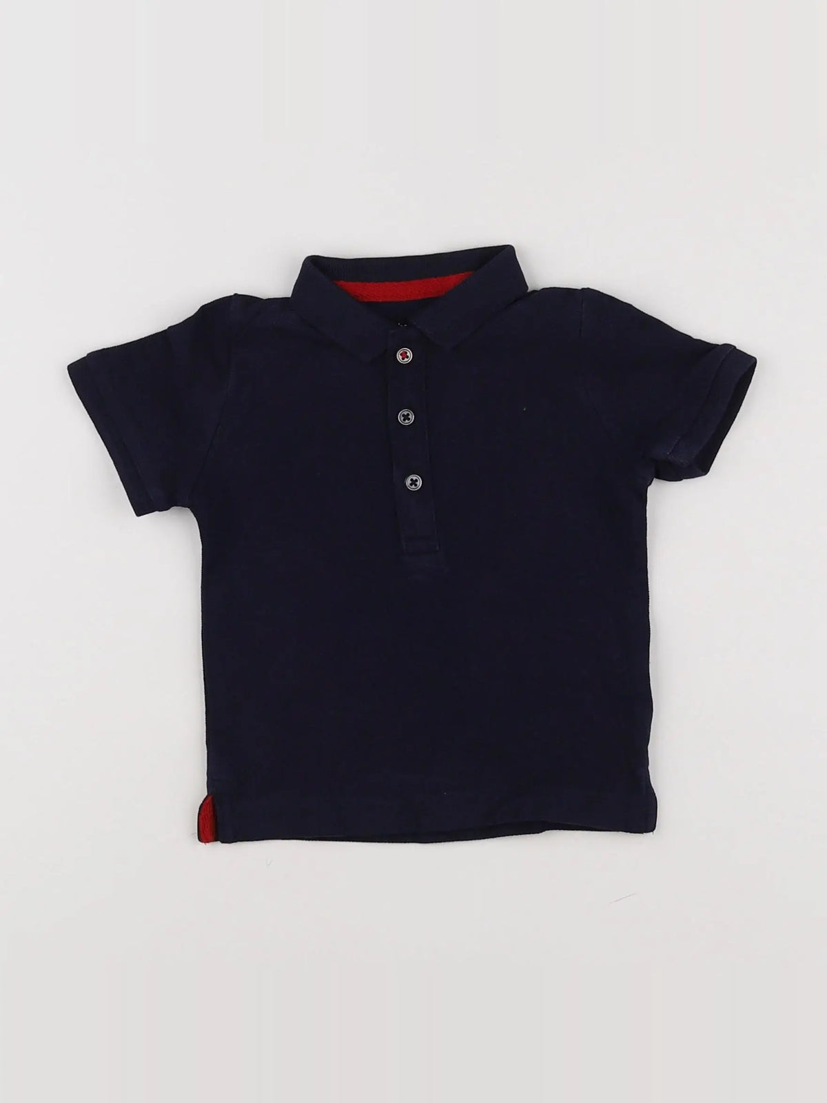 Boutchou - polo bleu - 6 mois