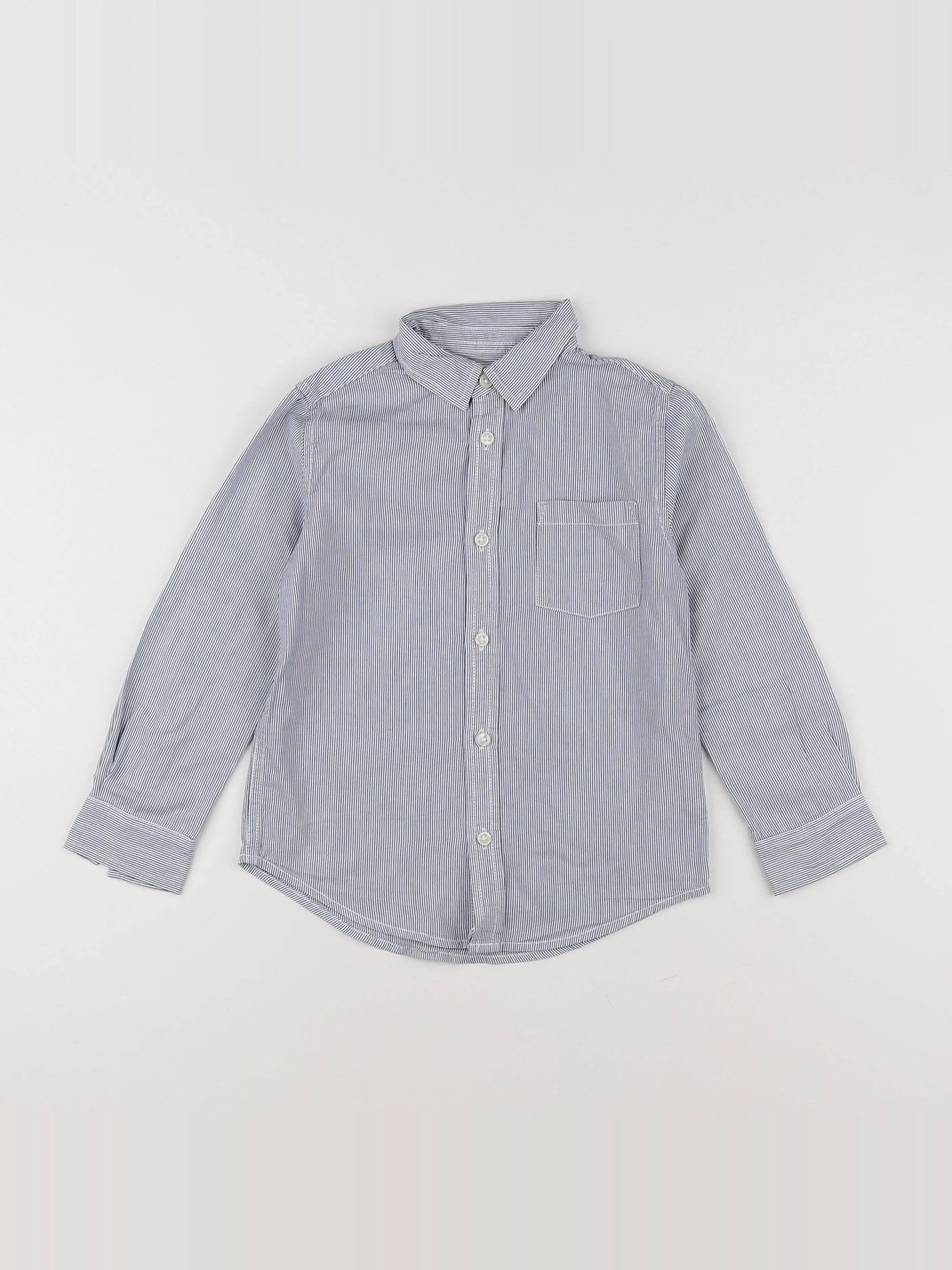 Monoprix - chemise bleu - 6 ans