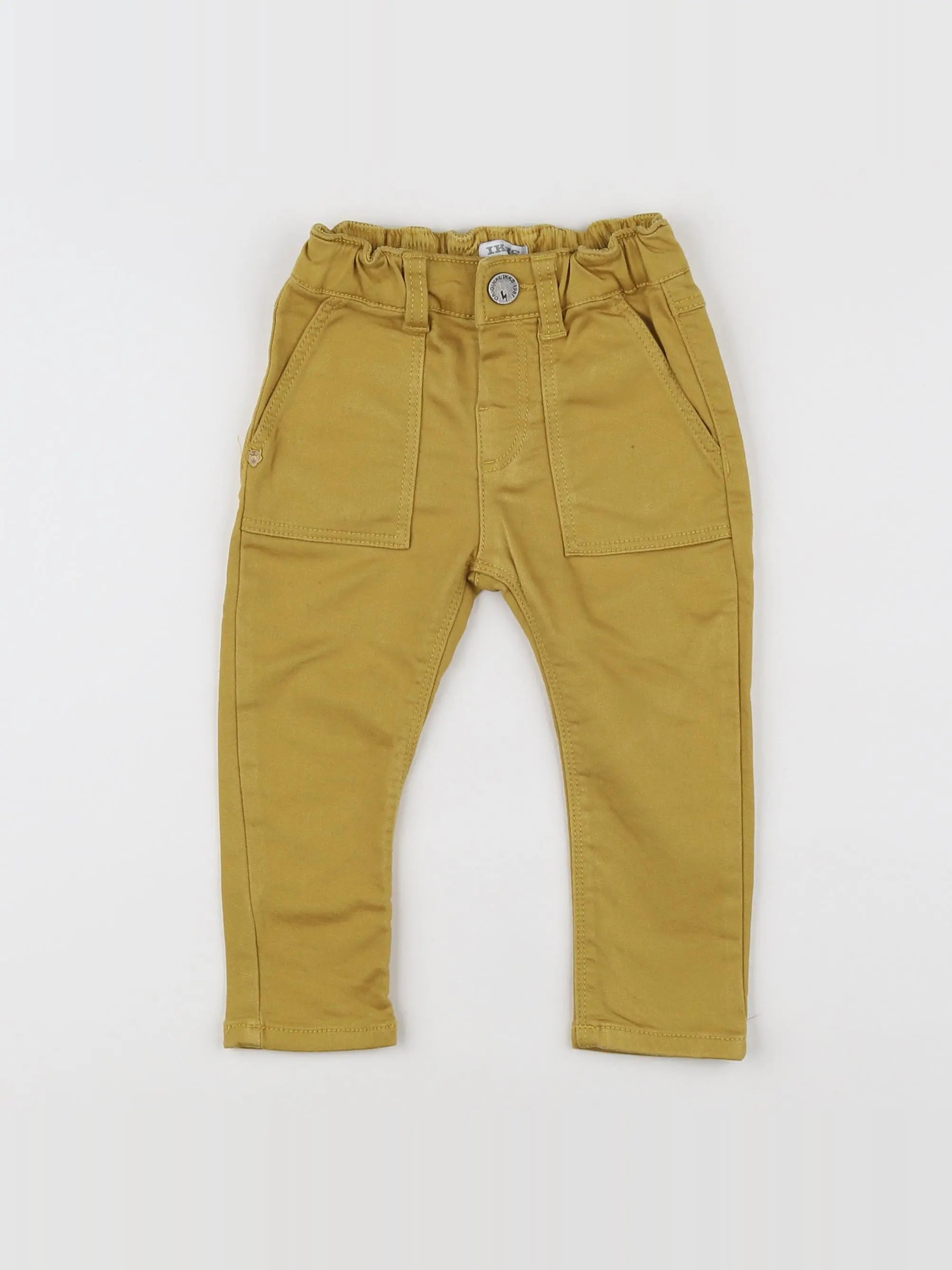 IKKS - pantalon jaune - 18 mois