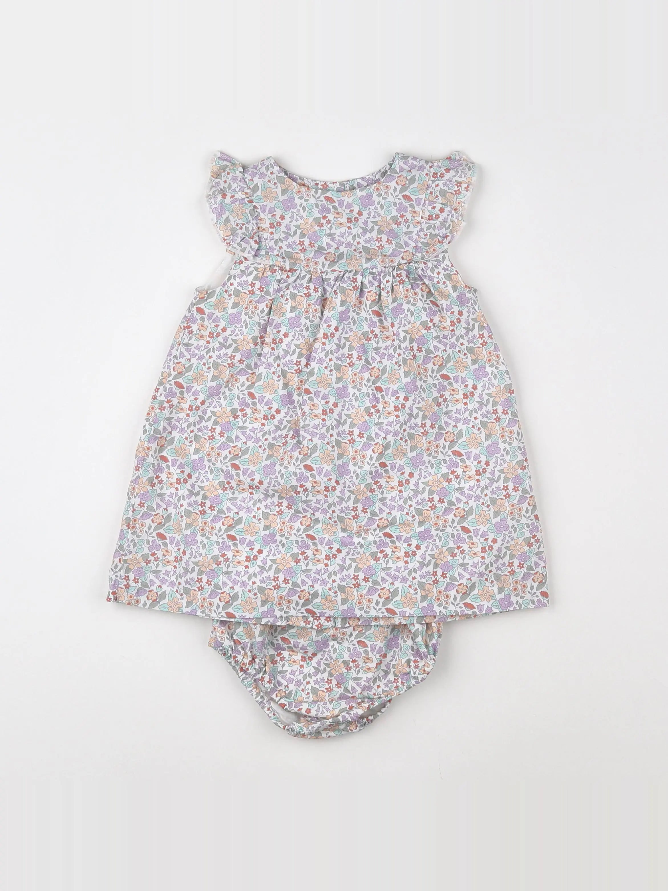 Cadet Rousselle - robe multicolore - 12 mois