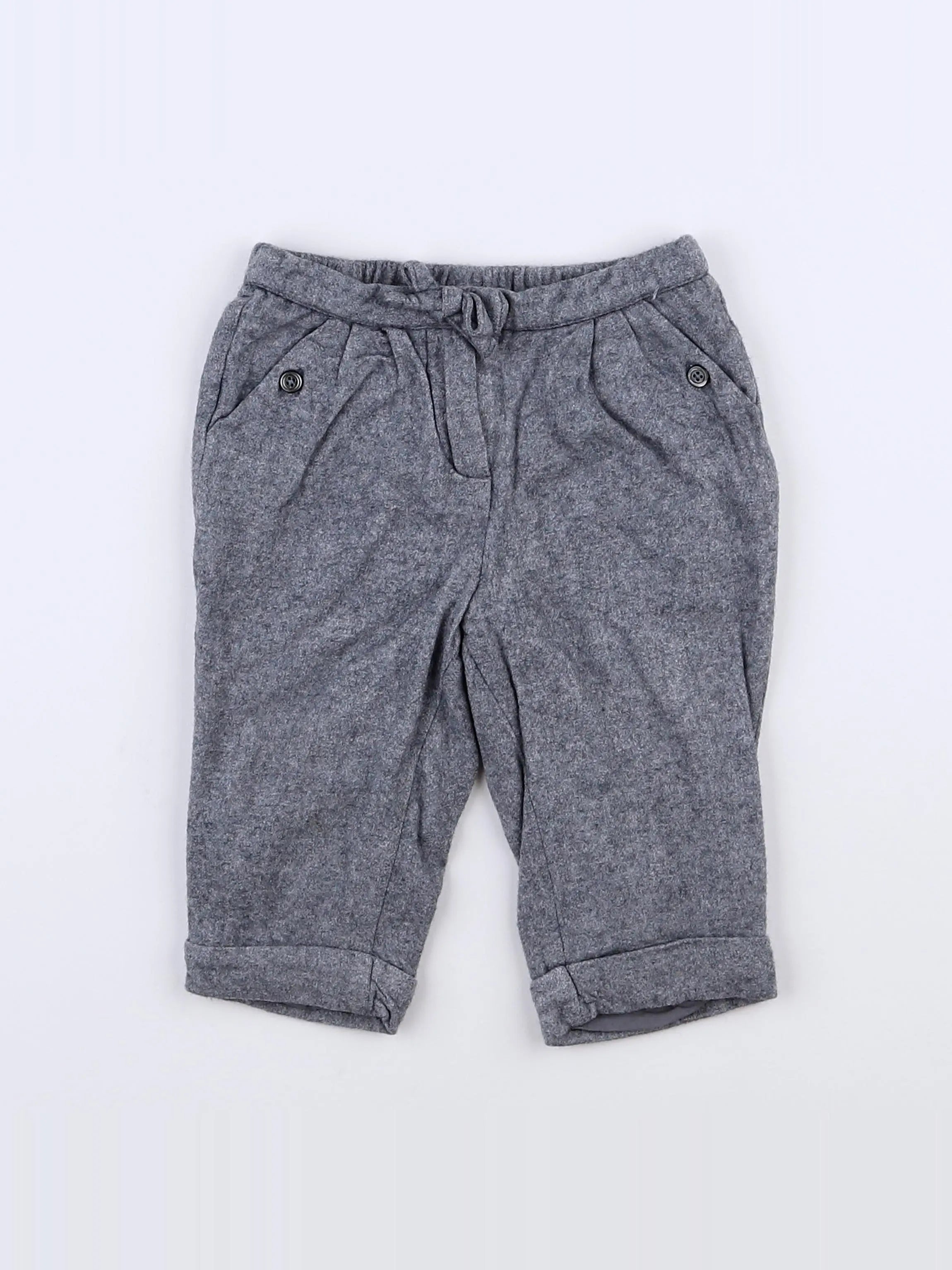 Jacadi - pantalon gris - 12 mois