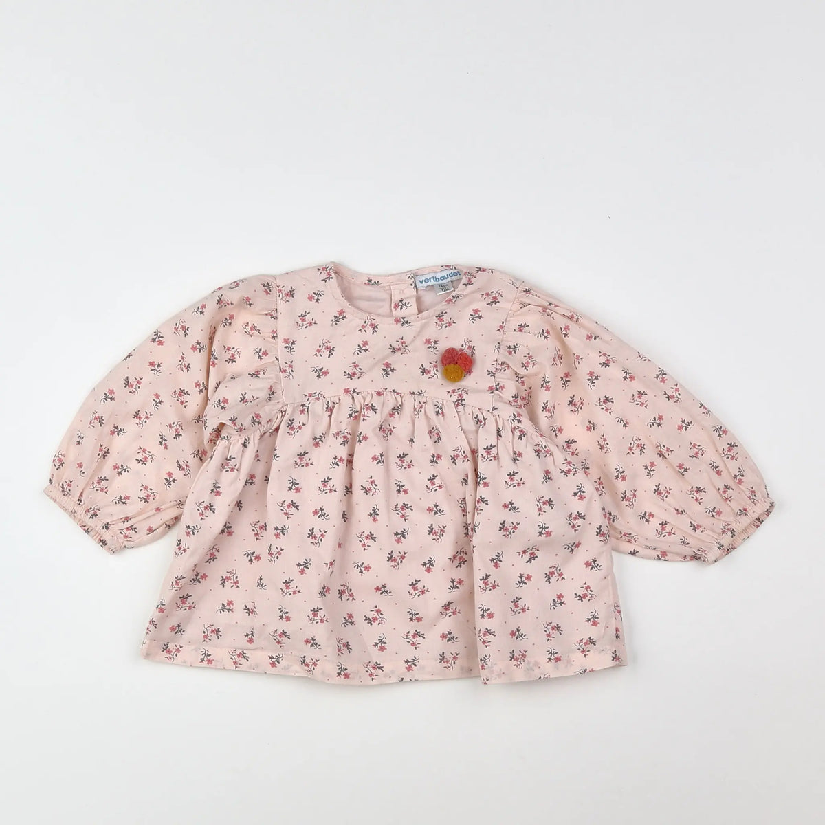Vertbaudet - blouse rose - 12 mois