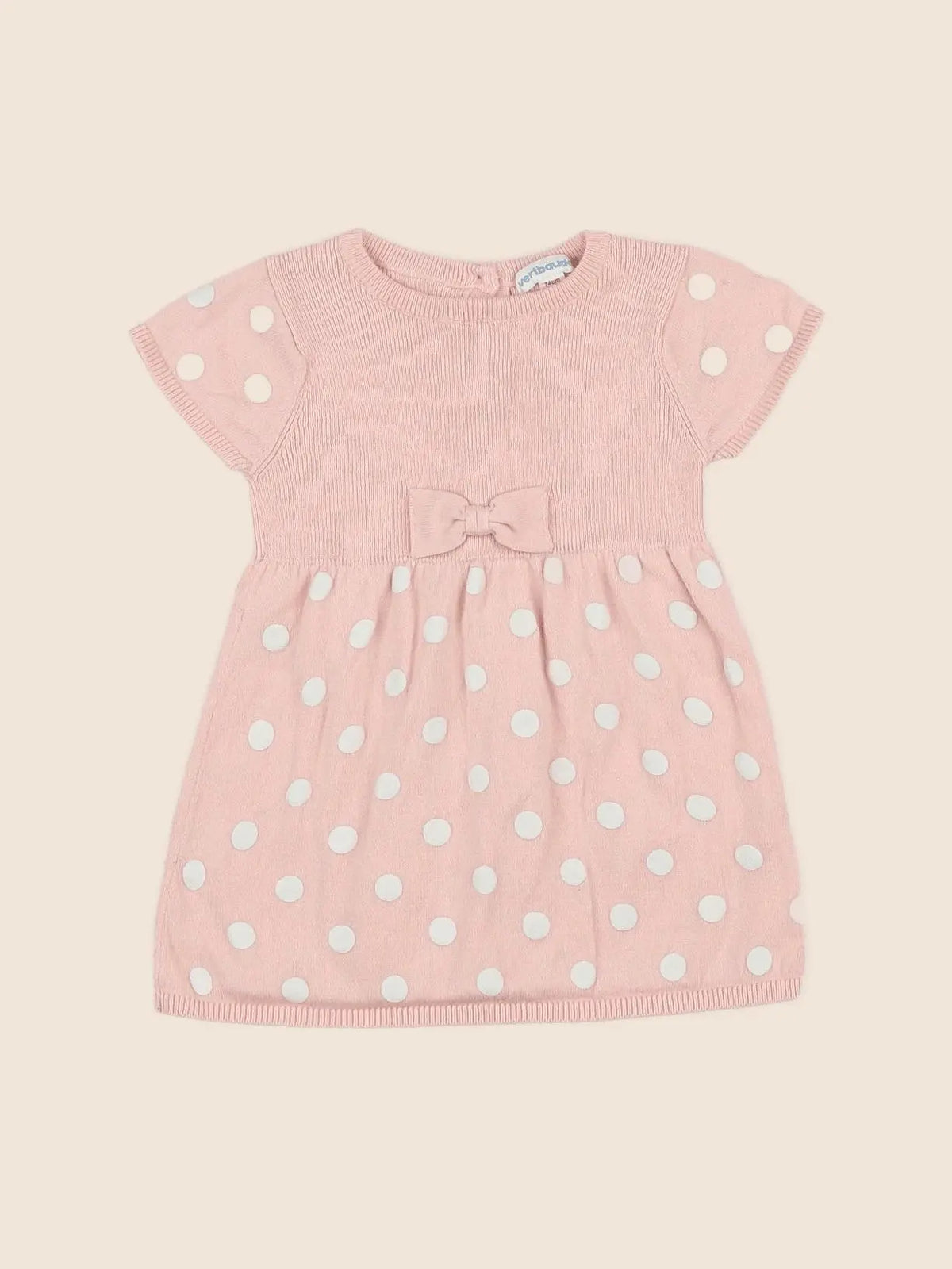 Vertbaudet - robe rose - 12 mois