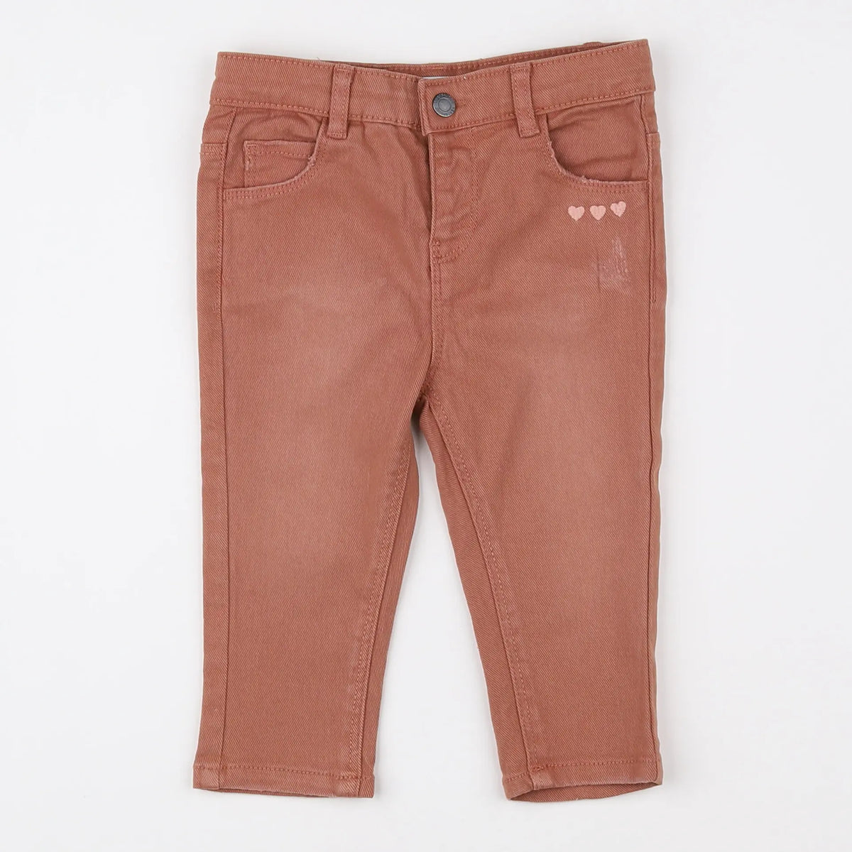 Vertbaudet - jean marron - 12 mois
