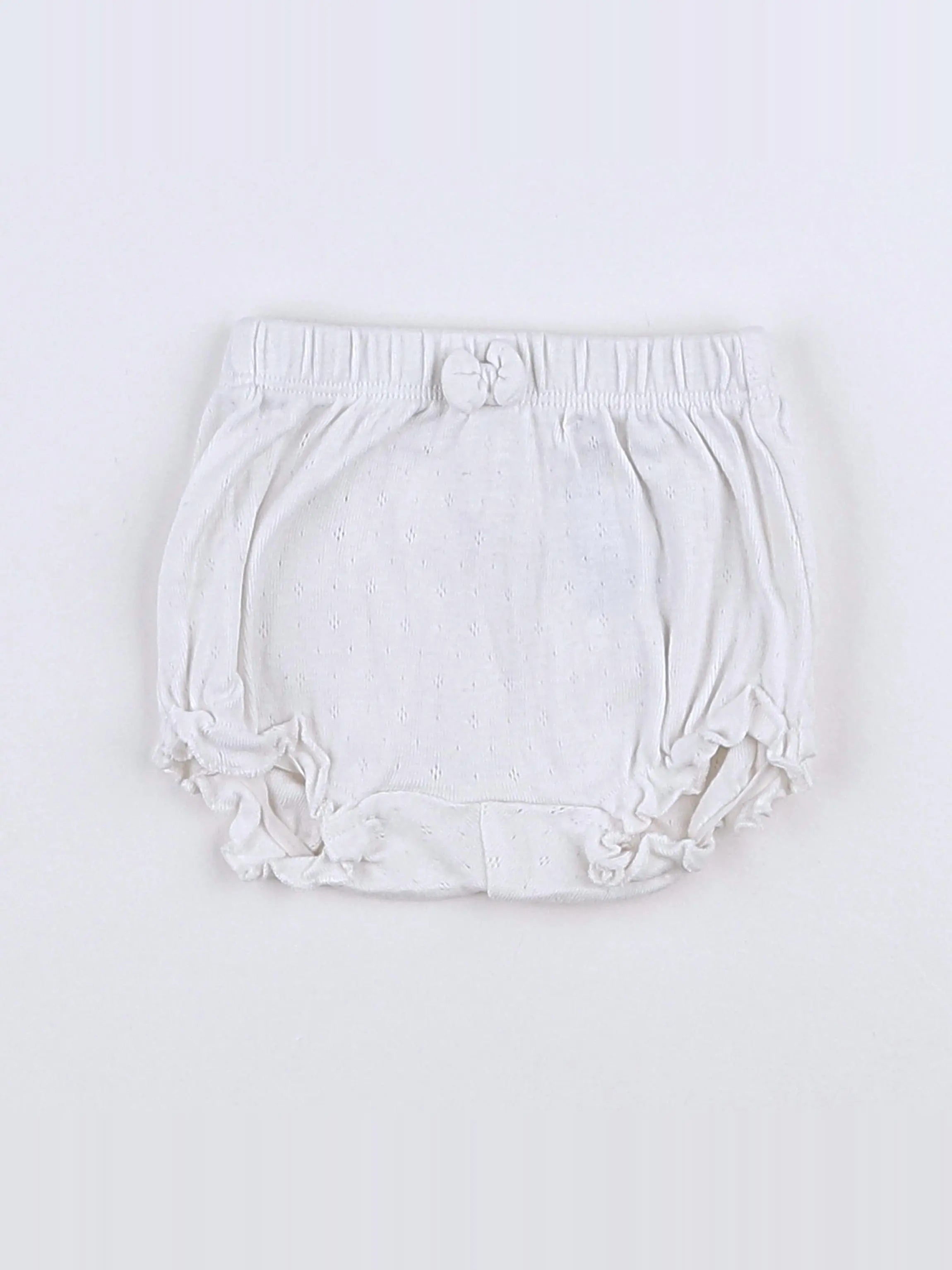 H&M - bloomer blanc - 0/1 mois