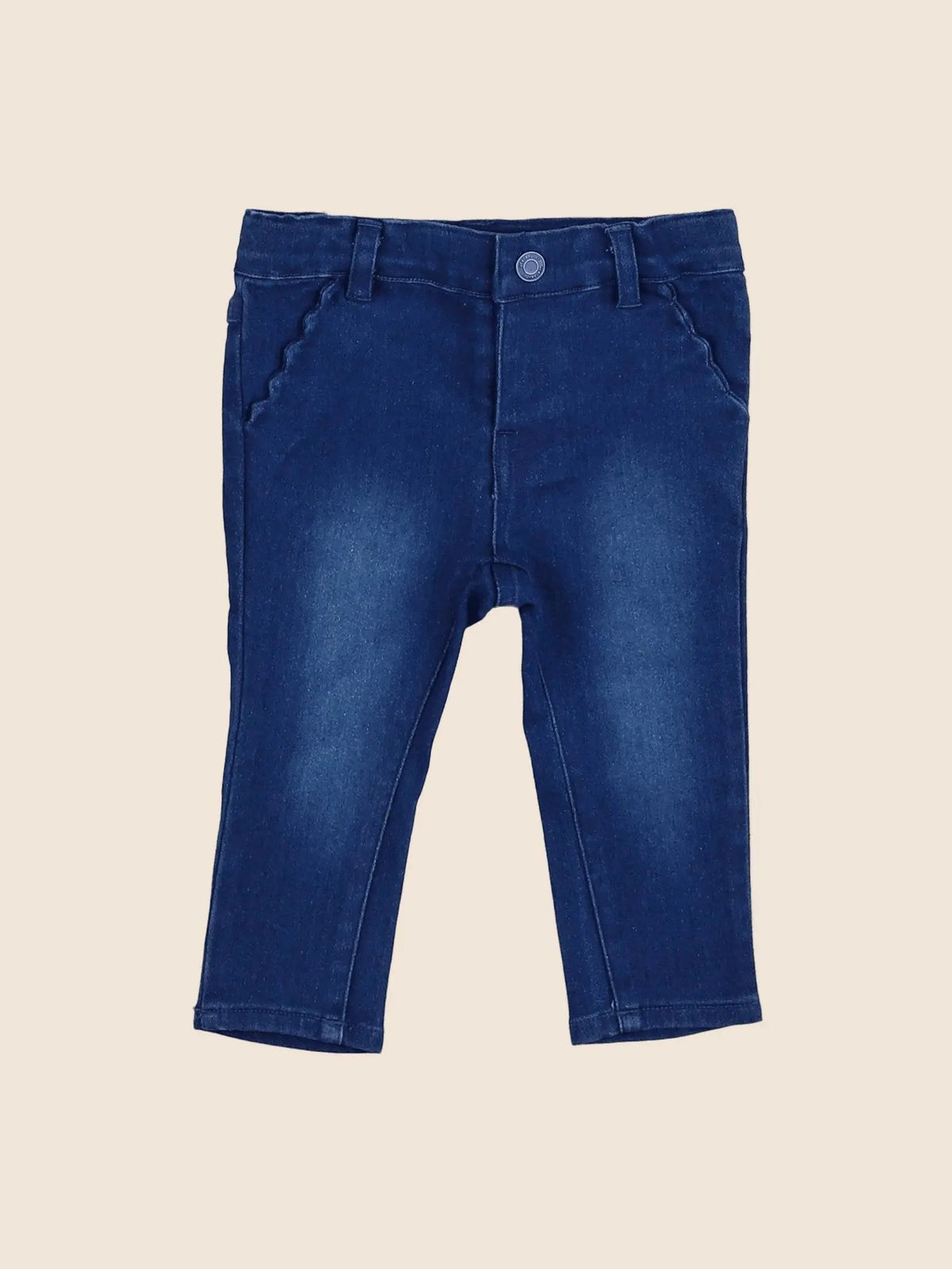 Vertbaudet - jean bleu - 9 mois